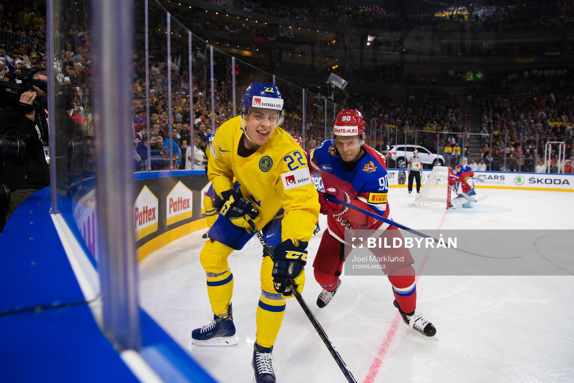 Sveriges Joel Eriksson Ek och Rysslands  Vladislav