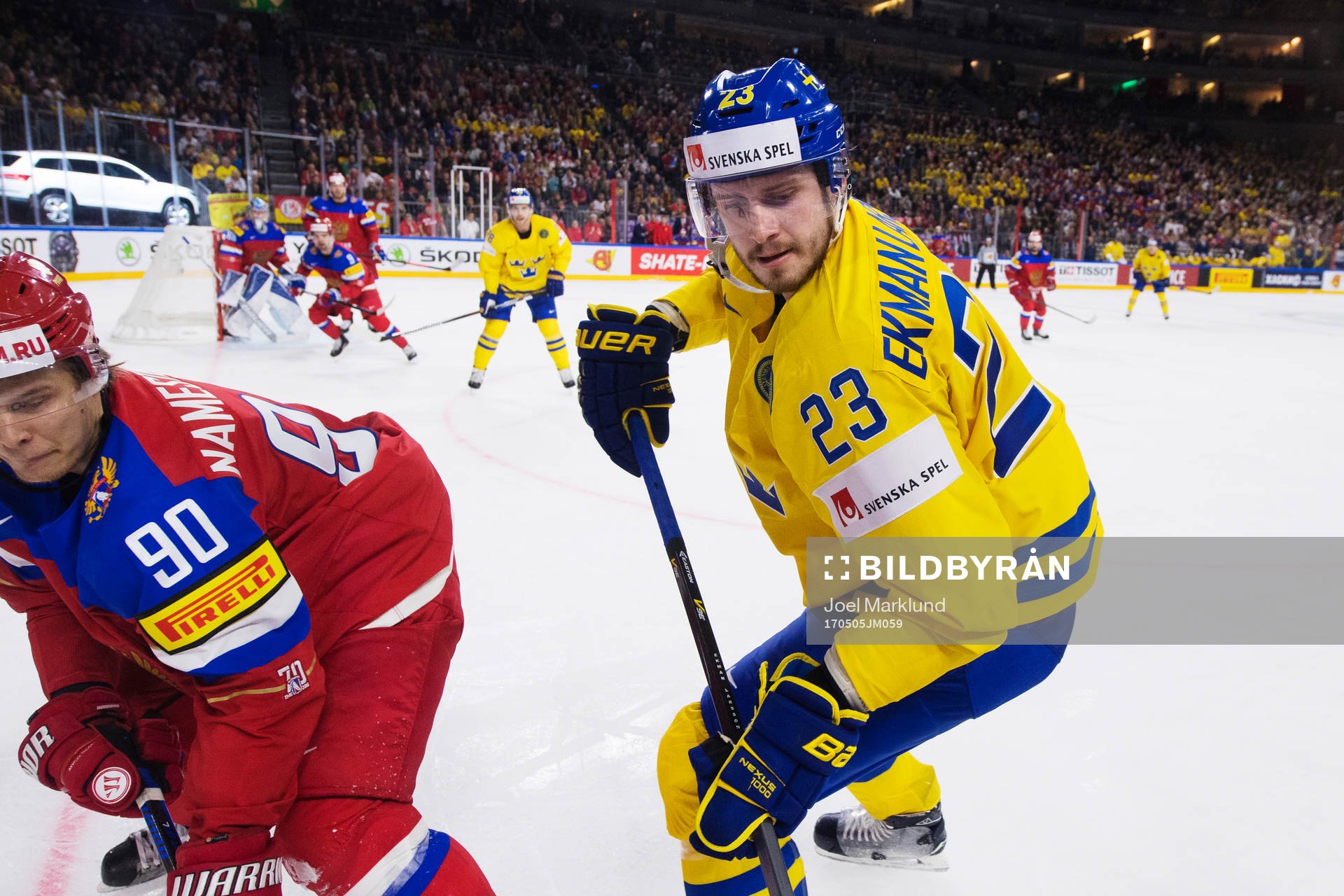 Rysslands Vladislav Namestnikov och Sveriges Oliver Ekman