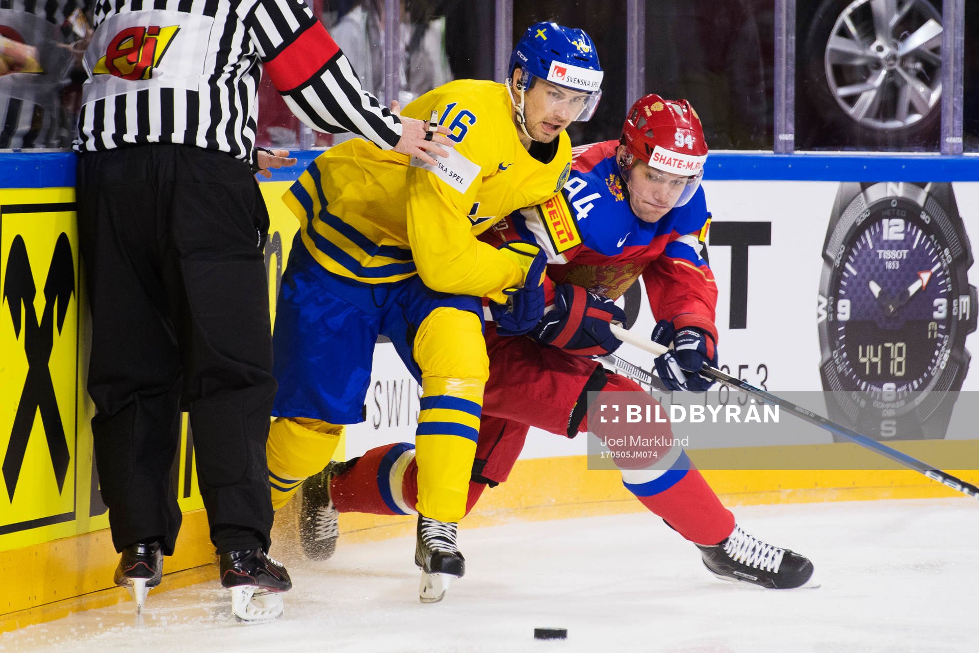 Sveriges Marcus Krüger och Rysslands Andrei Mironov