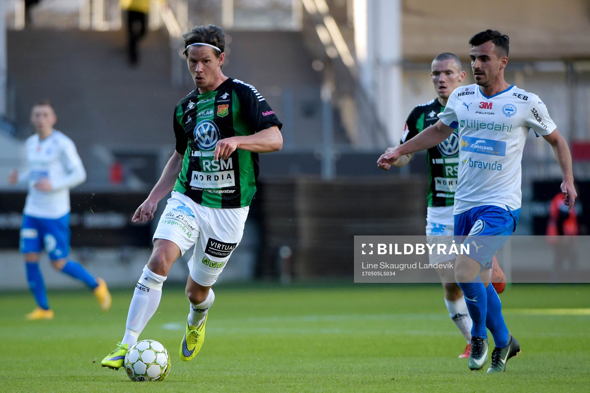 GAIS Dusan Djuric och Värnamos Liridon Silka