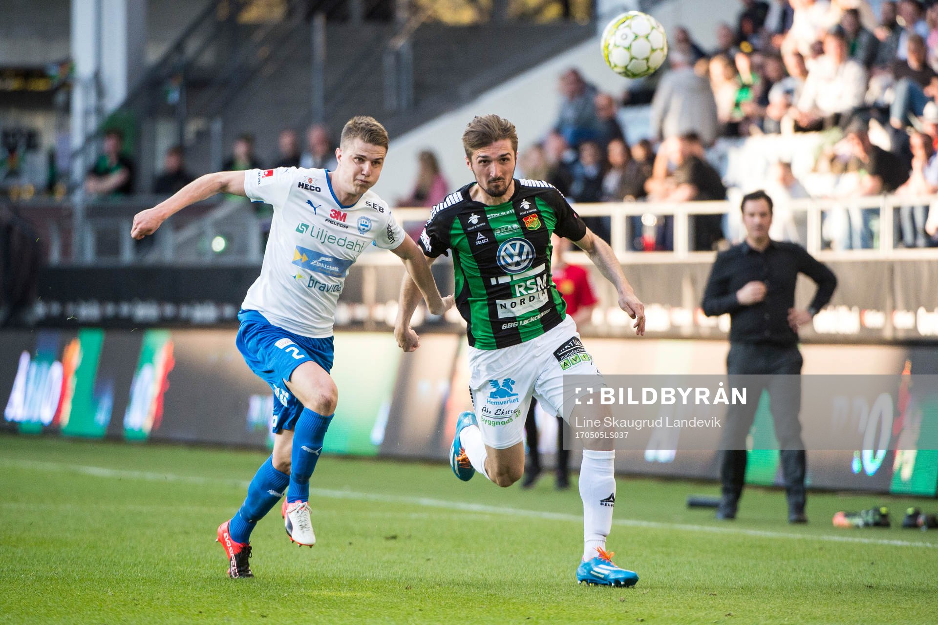 Värnamos Fredrik Lundgren och GAIS Dardan Rexhepi