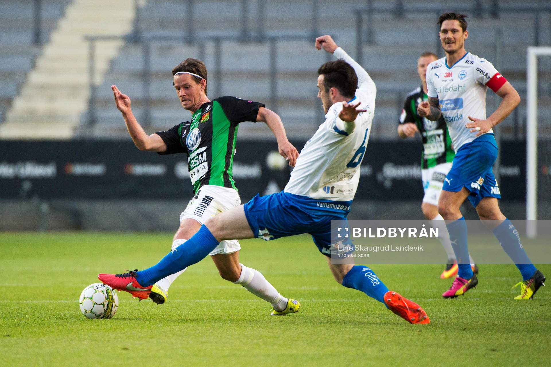 GAIS Dusan Djuric och Värnamos Fredrik Lundgren