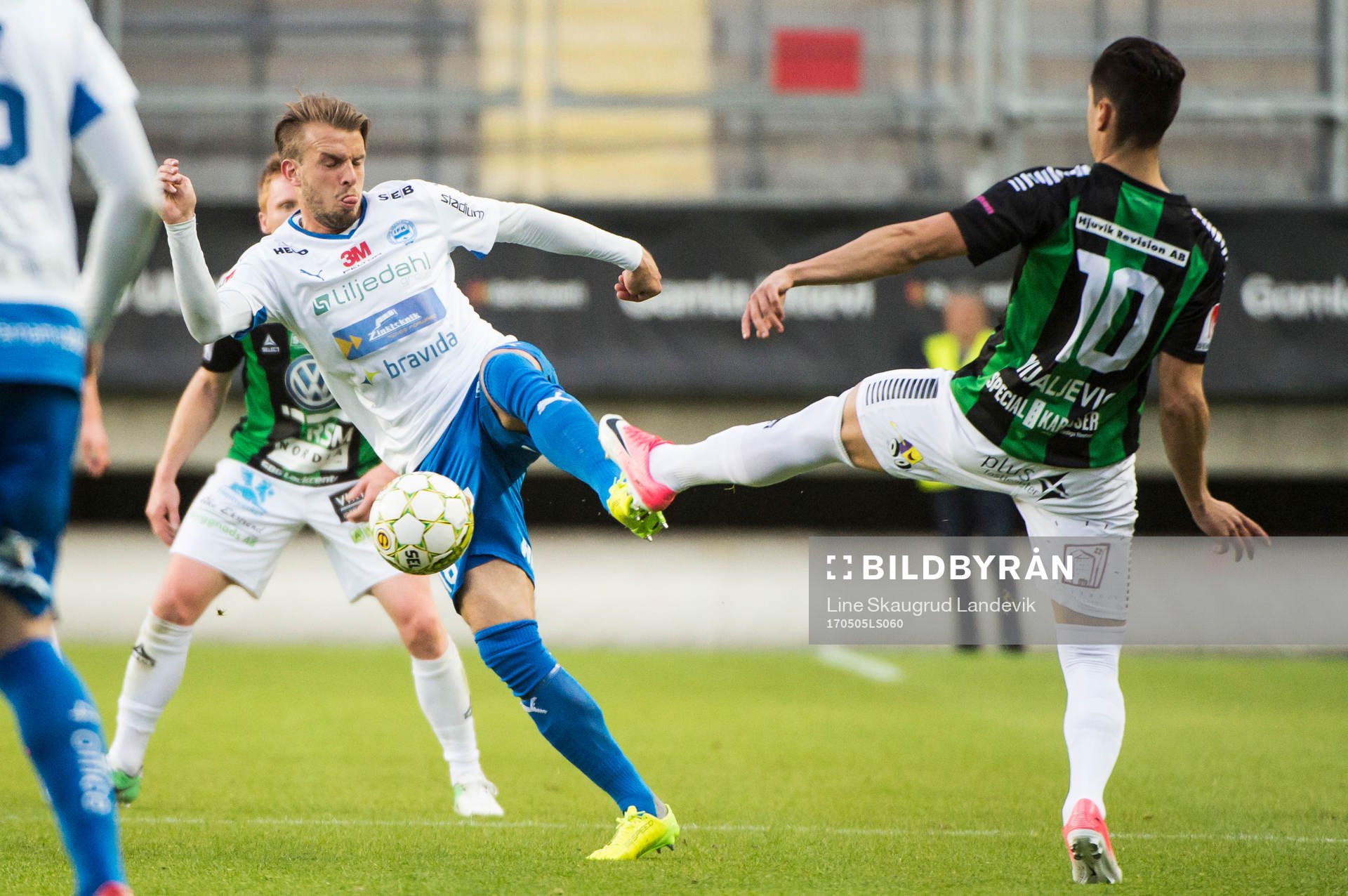 Värnamos Simon Nilsson och GAIS Luka Mijaljevic