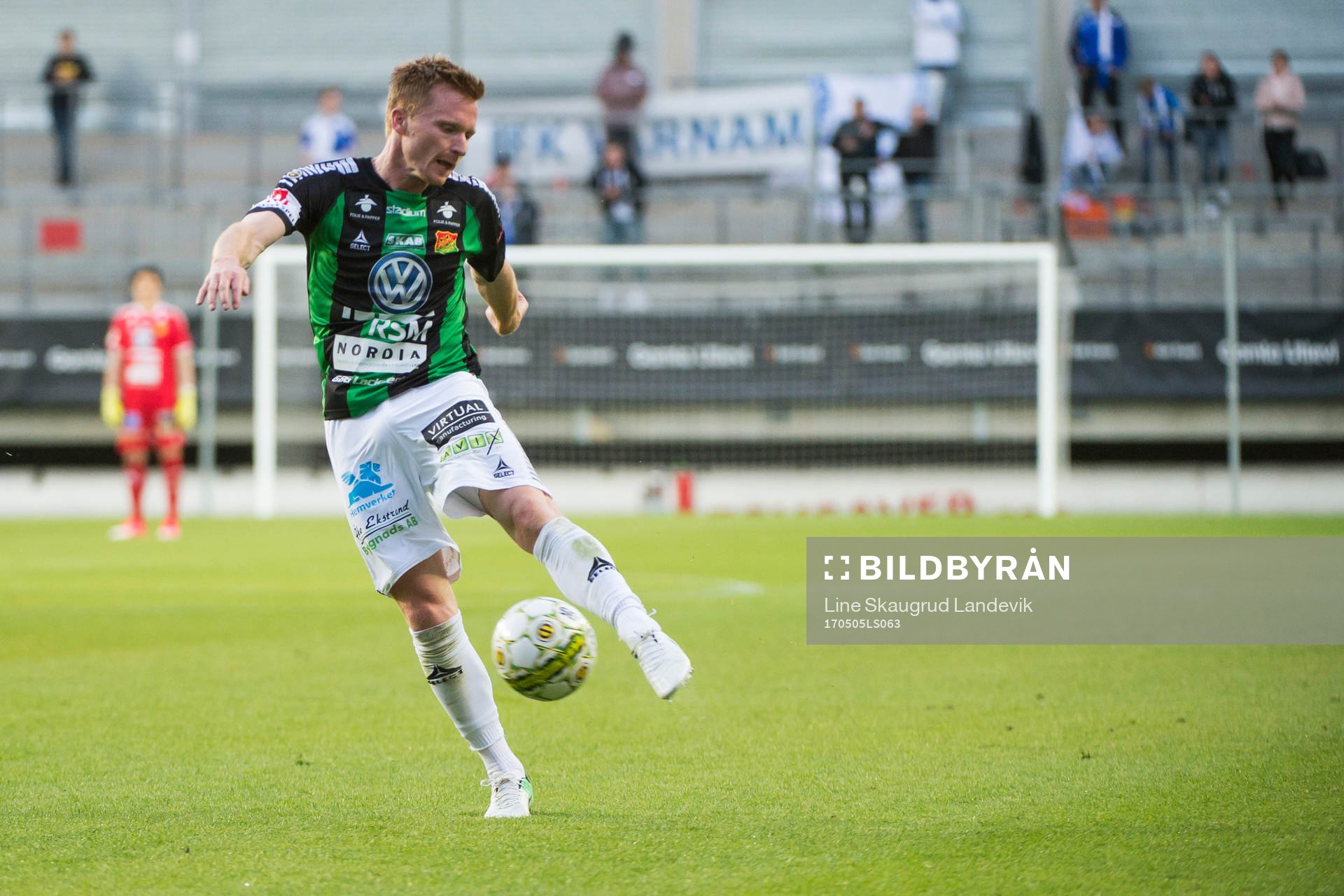 Målskytt för GAIS Dan Keat gör 2-1