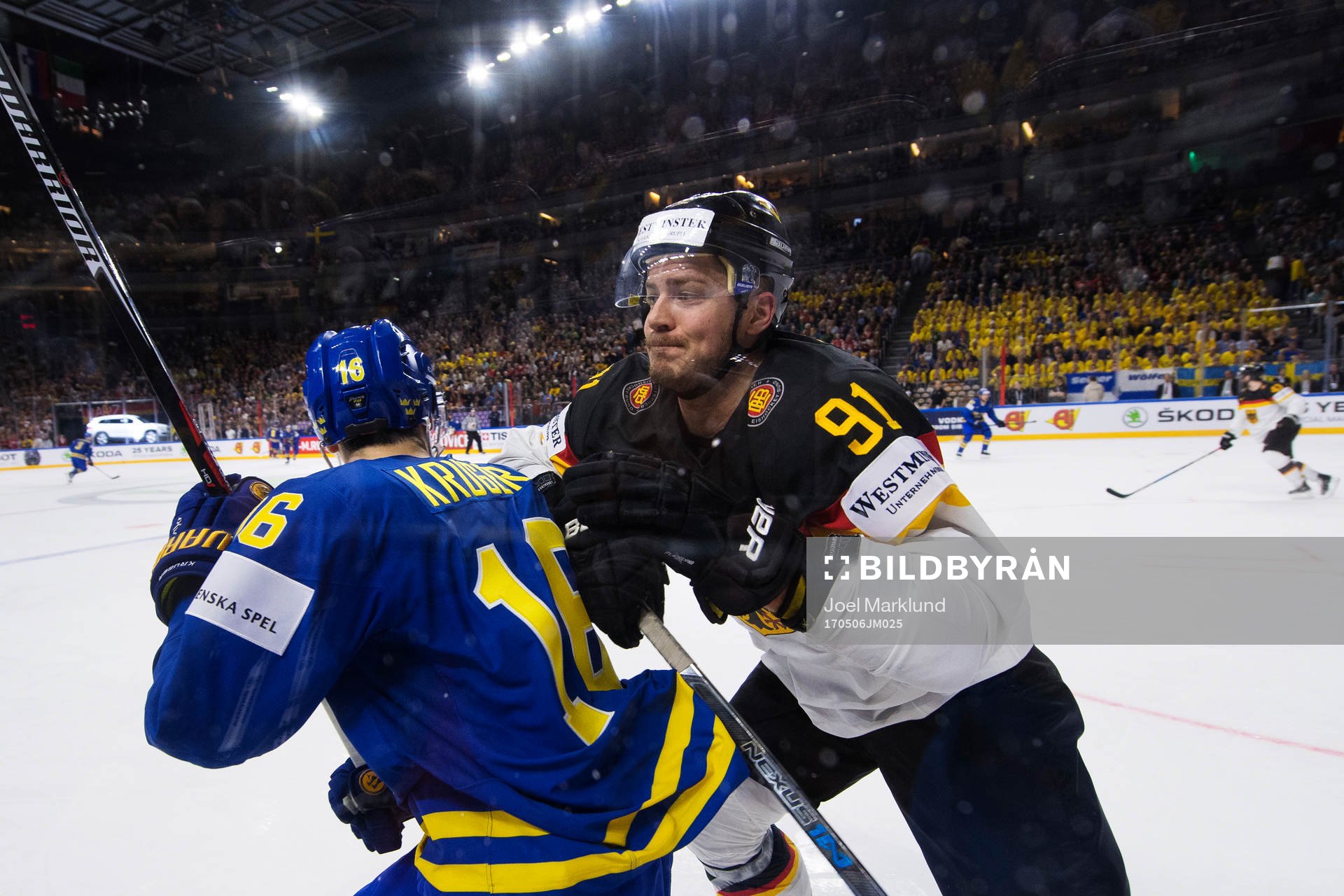 Sveriges Marcus Krüger och Tysklands Moritz Muller