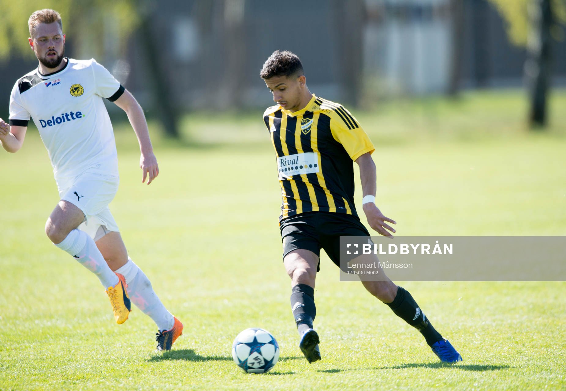 IFK Hässleholms  Waed Shaif i matchen i division 2  mellan
