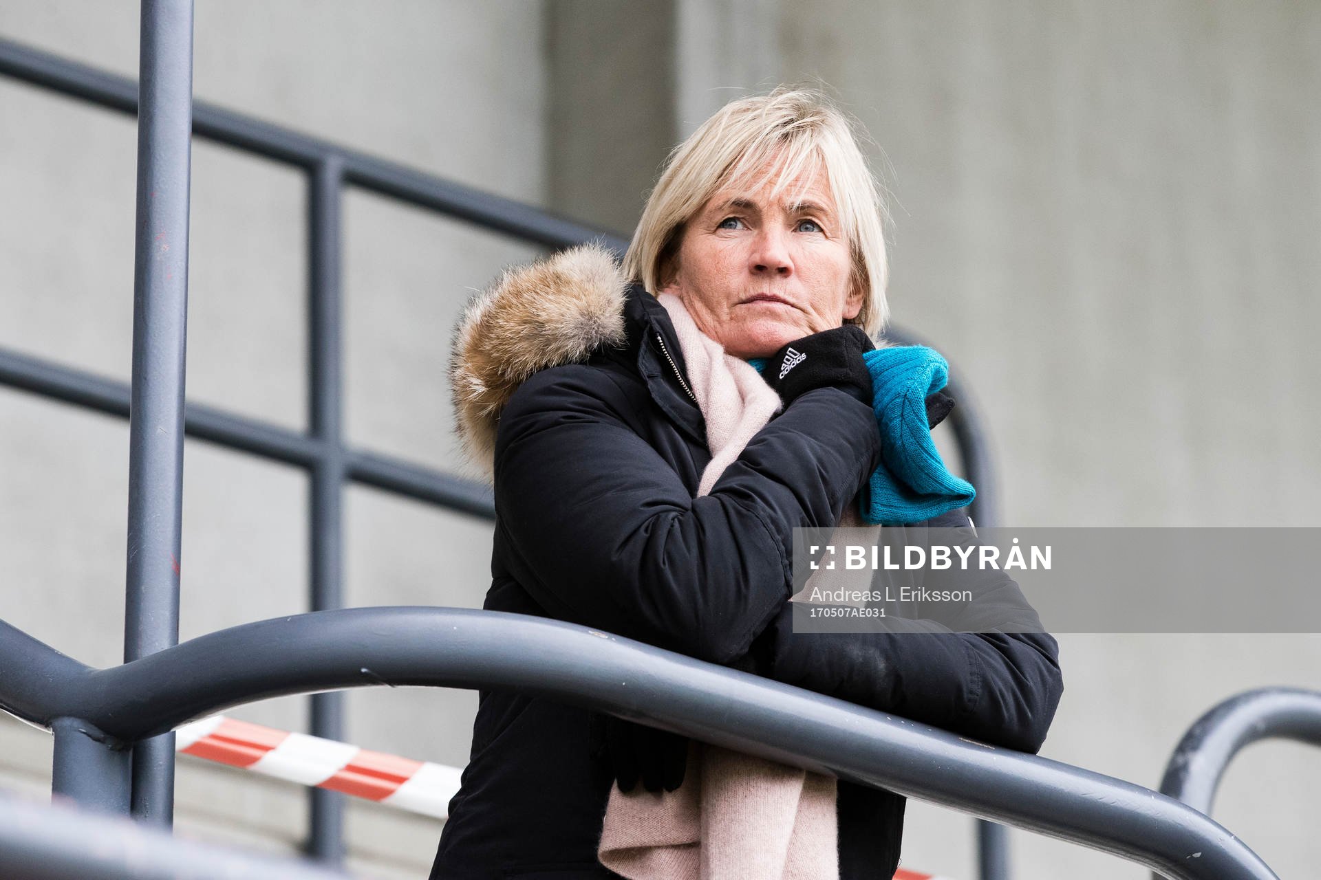 Sveriges assisterande förbundskapten Lilie Persson på