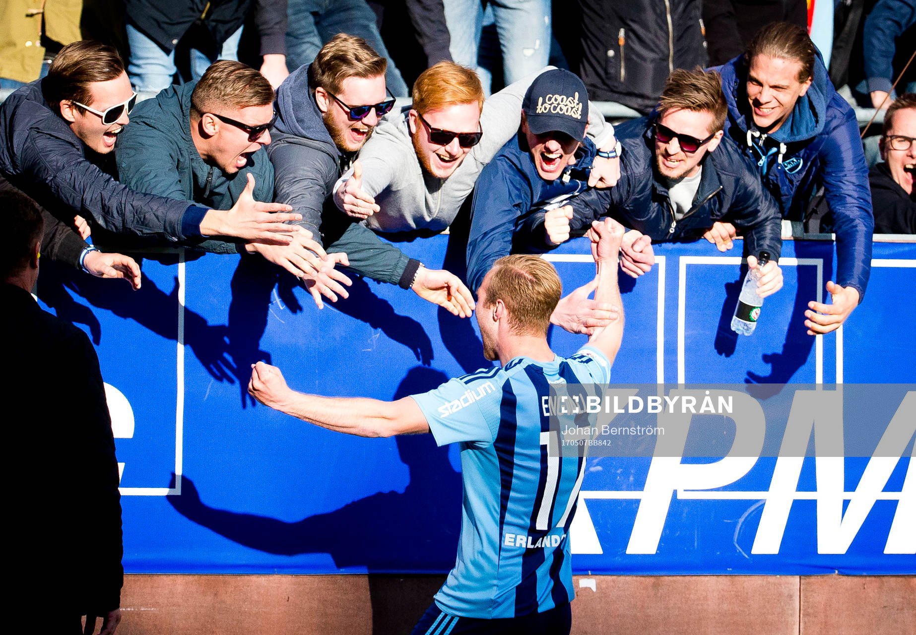 Djurgårdens Gustav Engvall gör 0-3 och gör därmed