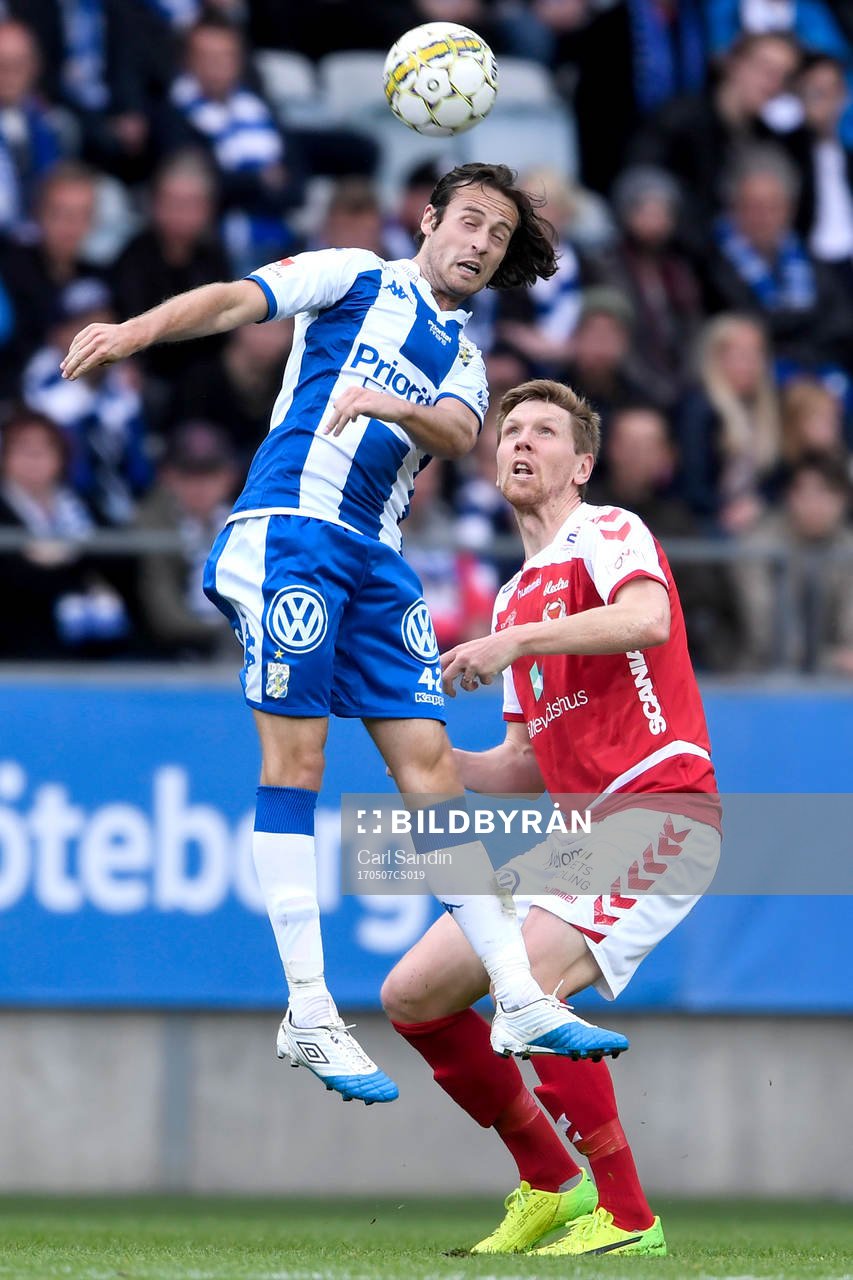 IFK Göteborgs Mikkel Diskerud och Kalmars David Elm