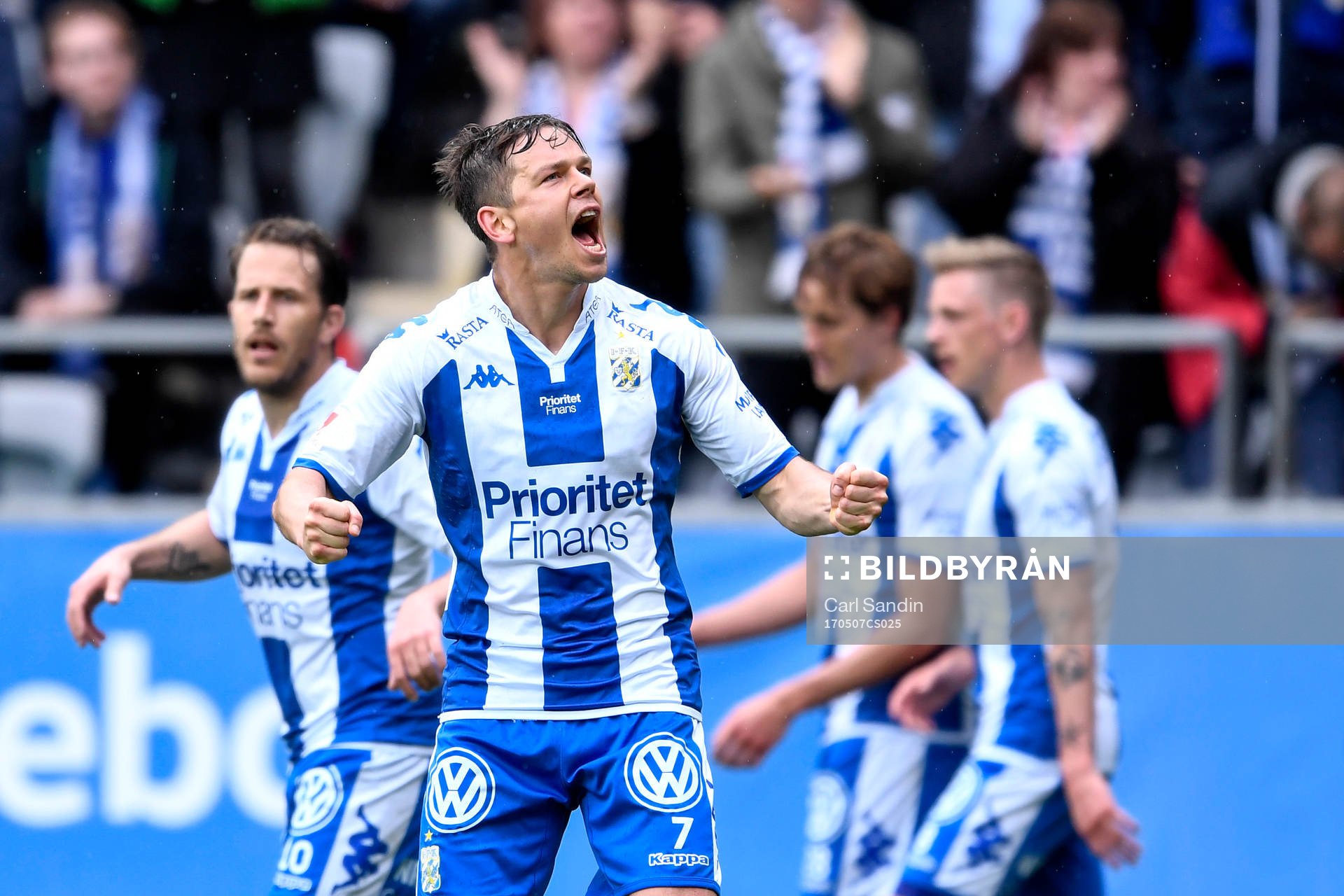 IFK Göteborgs Mads Albaek jublar