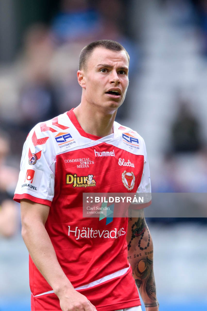 Kalmars Melker Hallberg deppar