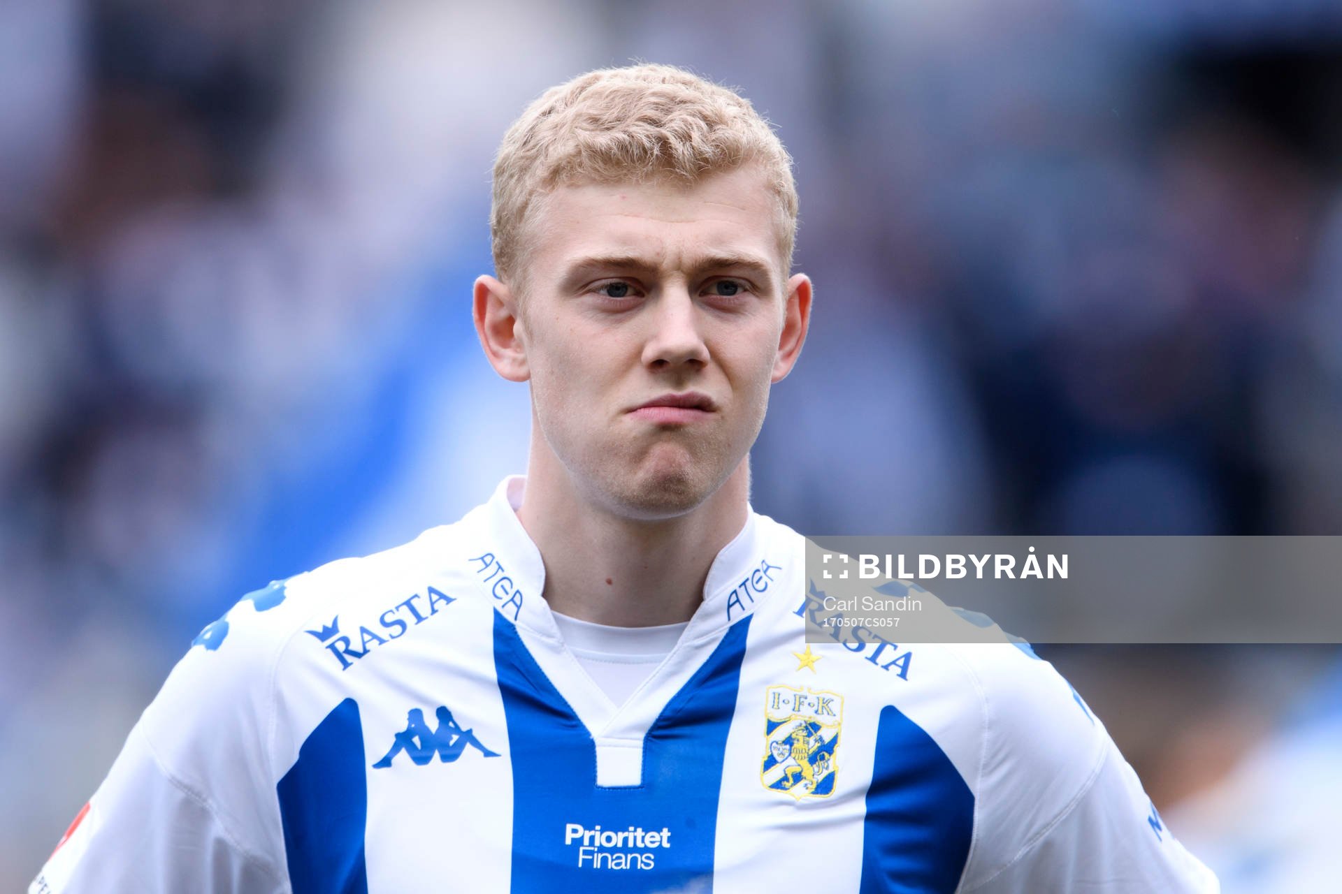 IFK Göteborgs Henrik Björdal vid lineup innan