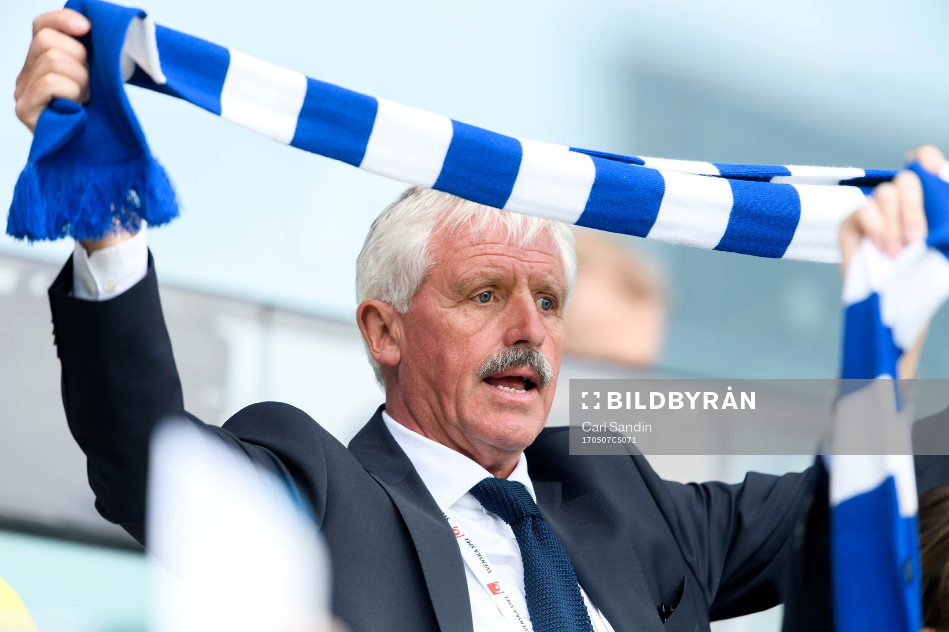 IFK Göteborgs ordförande Frank Andersson innan