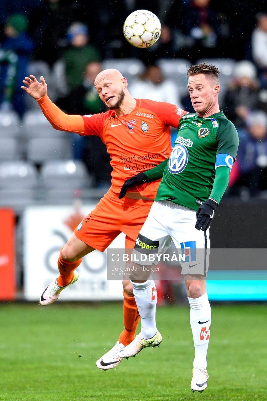 AFC Eskilstunas Zourab Tsisaridze och Jönköpings Tommy
