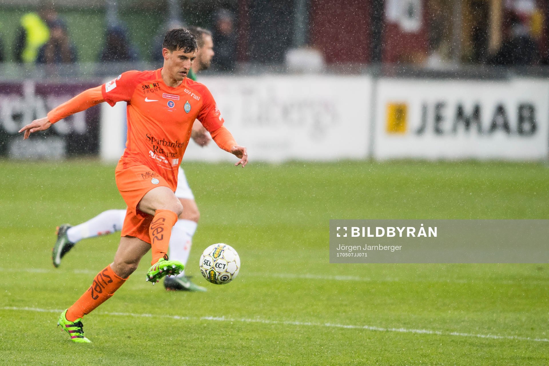 under fotbollsmatchen i Allsvenskan mellan Jönköping och