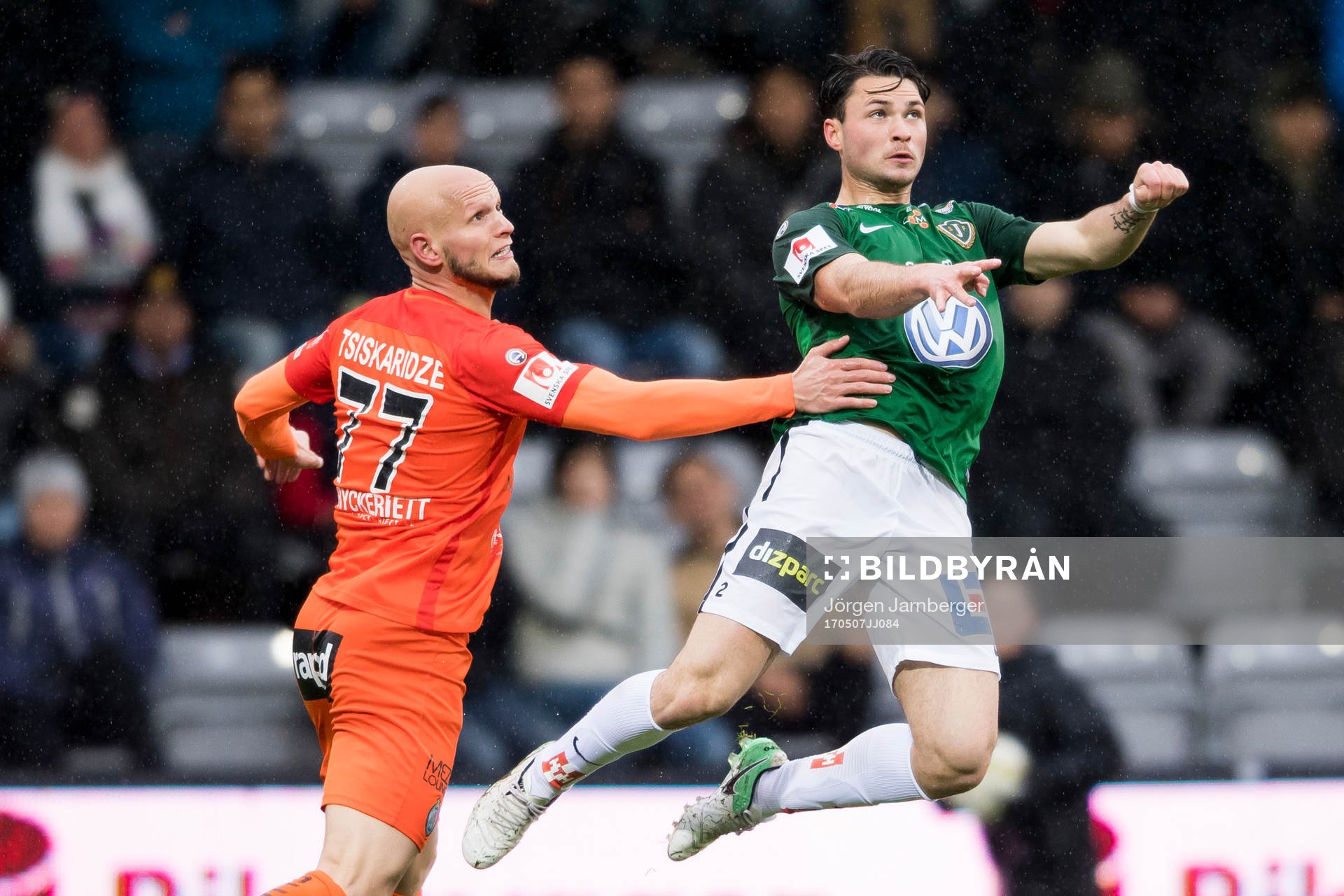Jönköpings Jonathan Tamimi och AFC Eskilstunas Zourab
