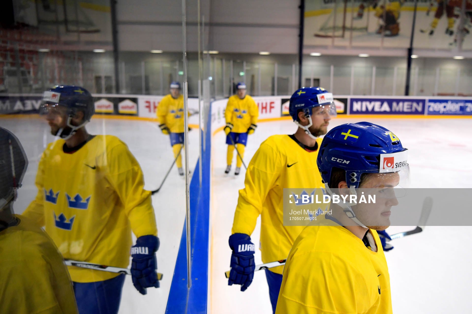 Sveriges William Nylander och Alexander Edler på Sveriges