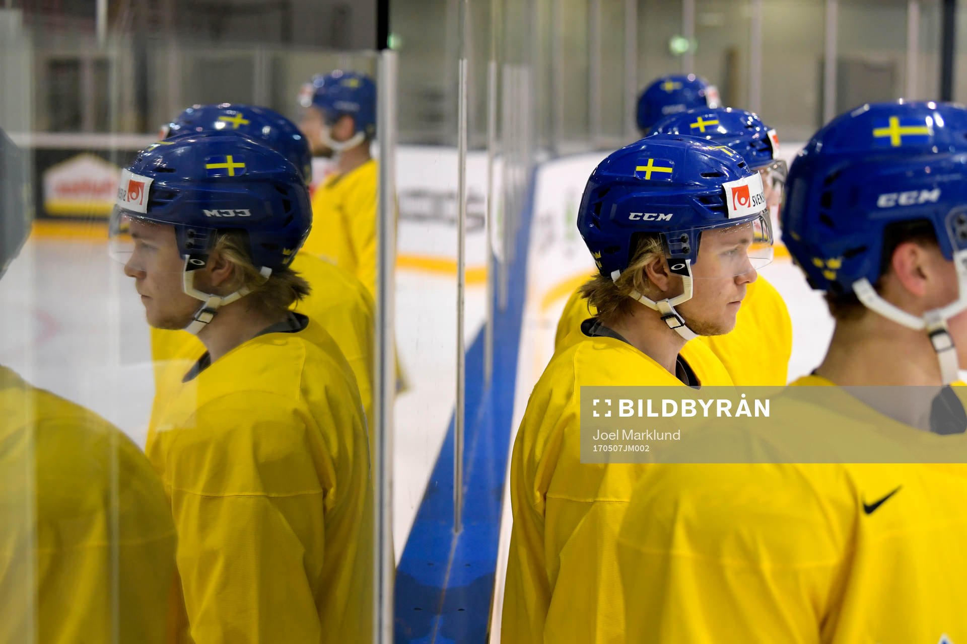 Sveriges William Karlsson på Sveriges ishockeylandslags