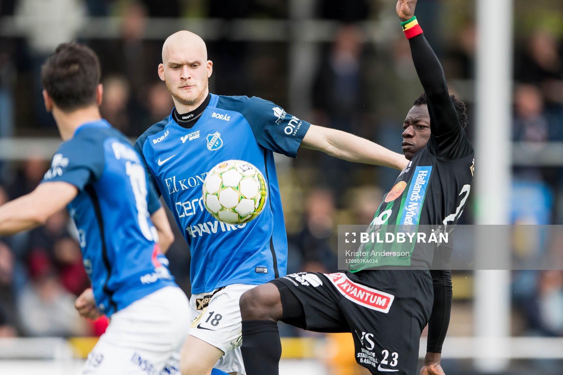 Norrbys Viktor Nilsson och Varbergs Thomas Boakye