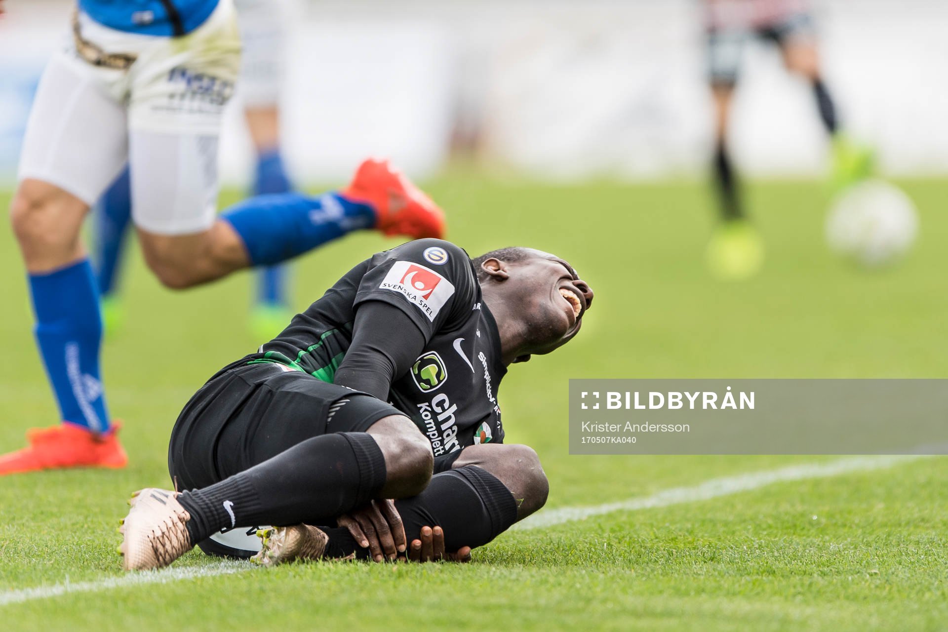 Varbergs Thomas Boakye har ont