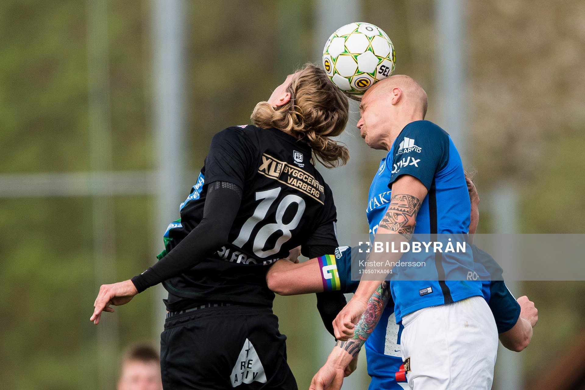 Varbergs Joakim Lindner och Norrbys Jesper Brandt