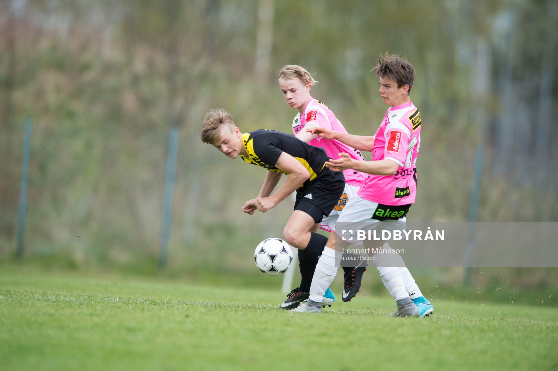 i matchen pojkar födda 2002, U2,  mellan IFK Hässleholm