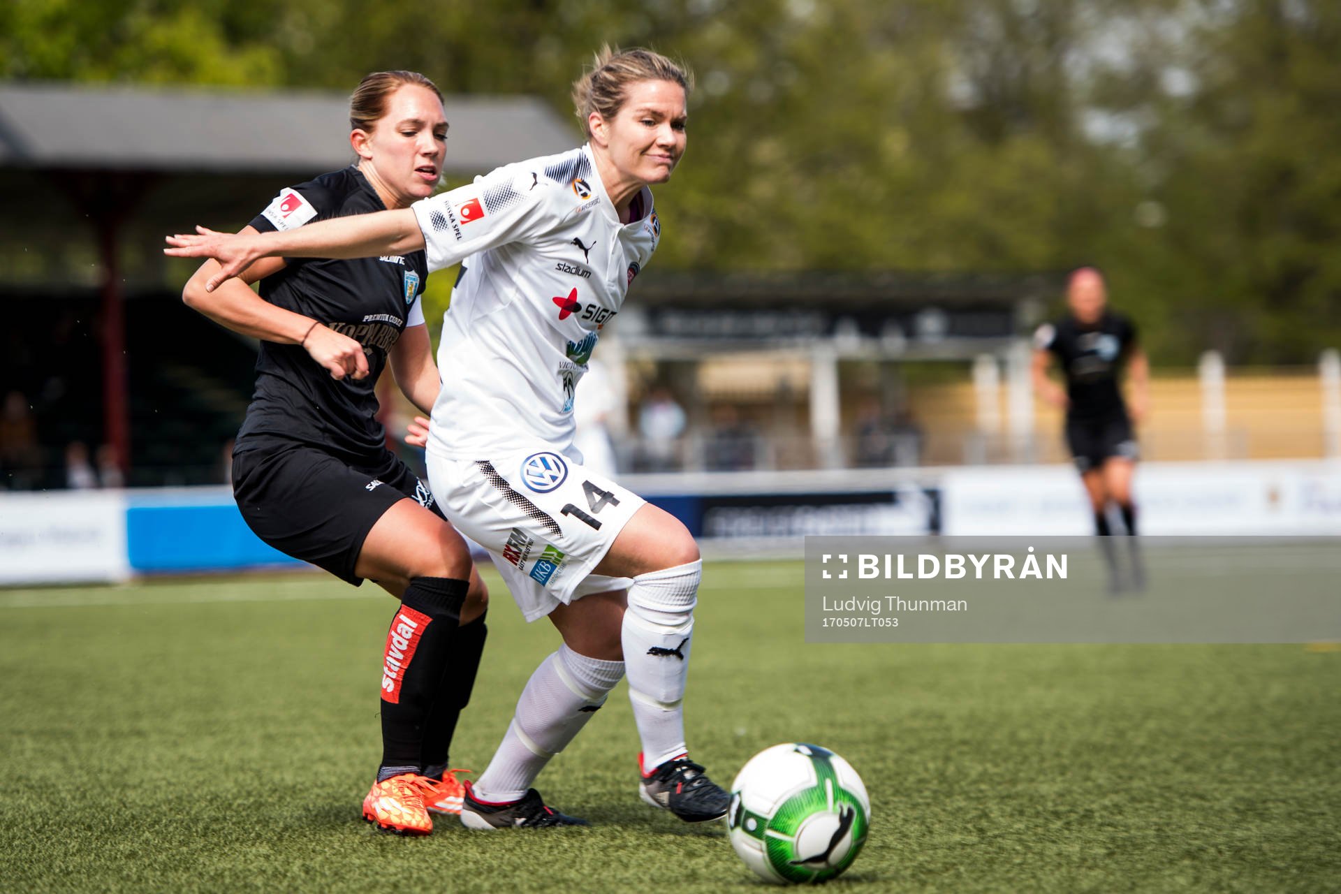 Göteborgs Elin Rubensson och Rosengårds Hanna Folkesson