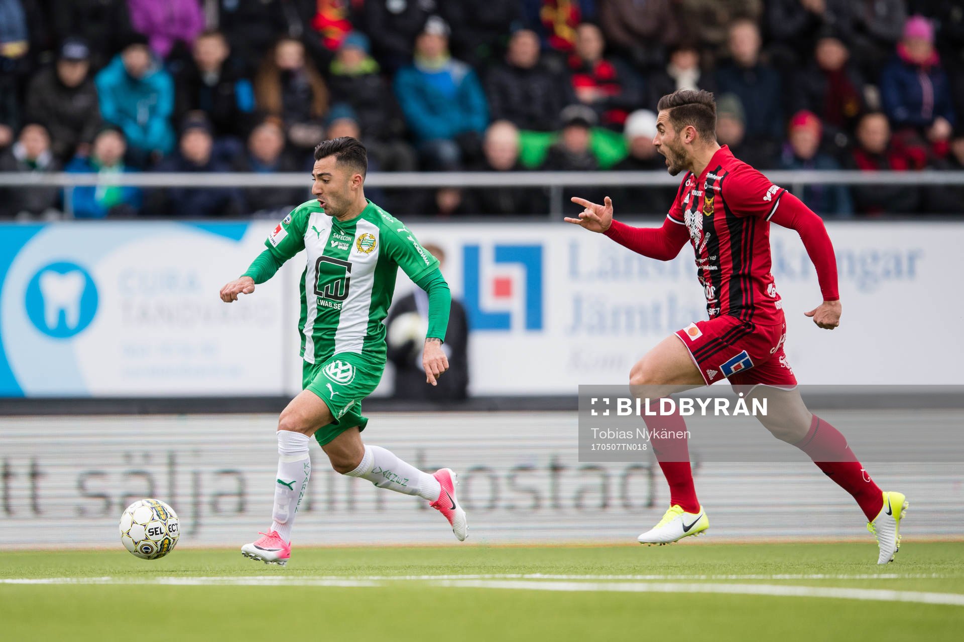 Hammarbys Jiloan Hamad  mot Östersunds Sotirios