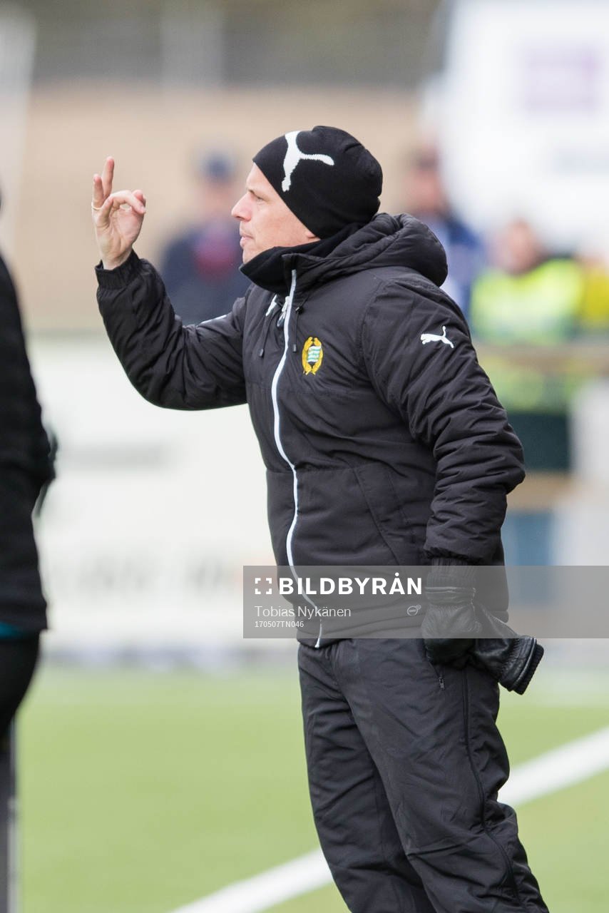 Hammarbys tränare Jakob Michelsen