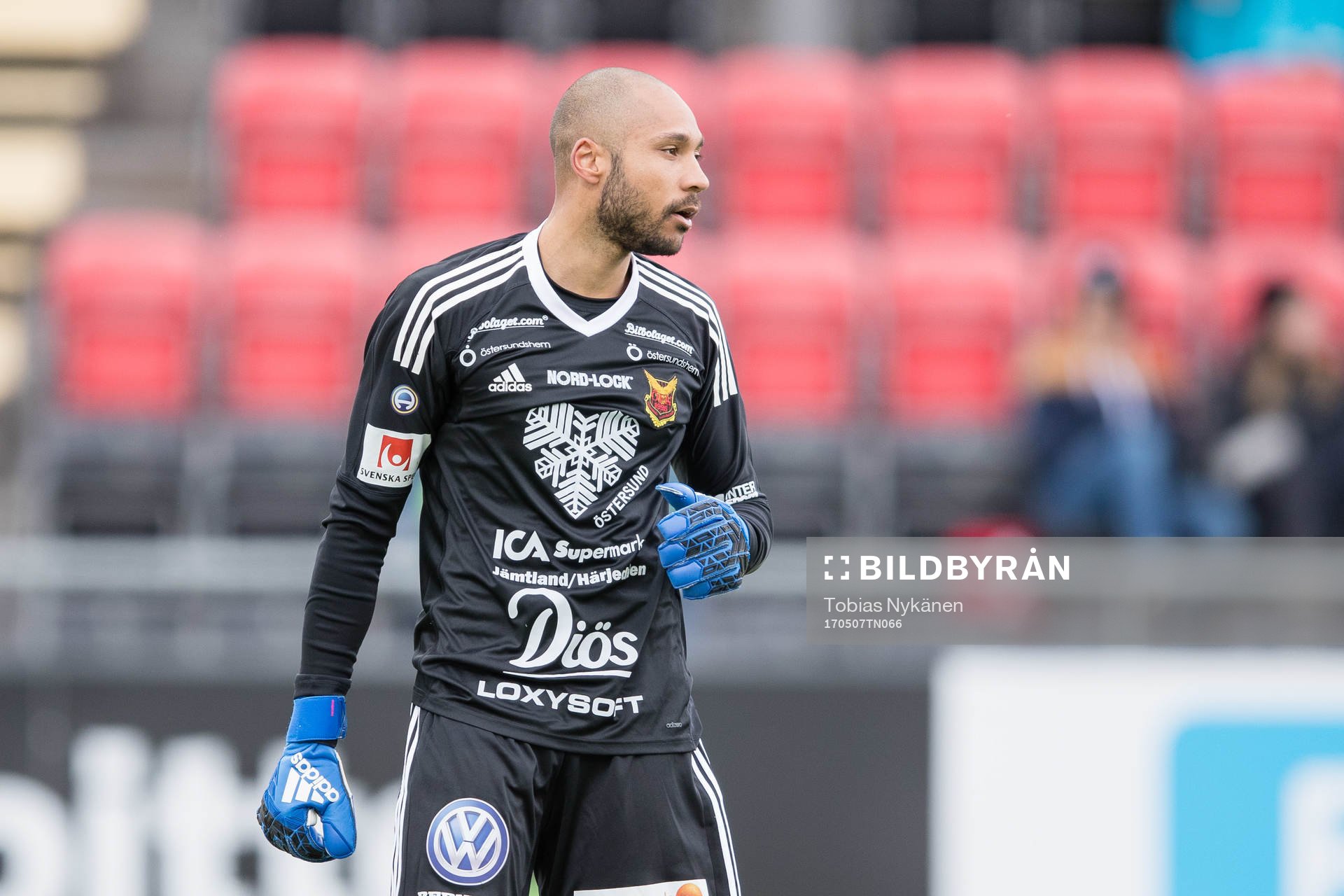 Östersunds målvakt Aly Keita