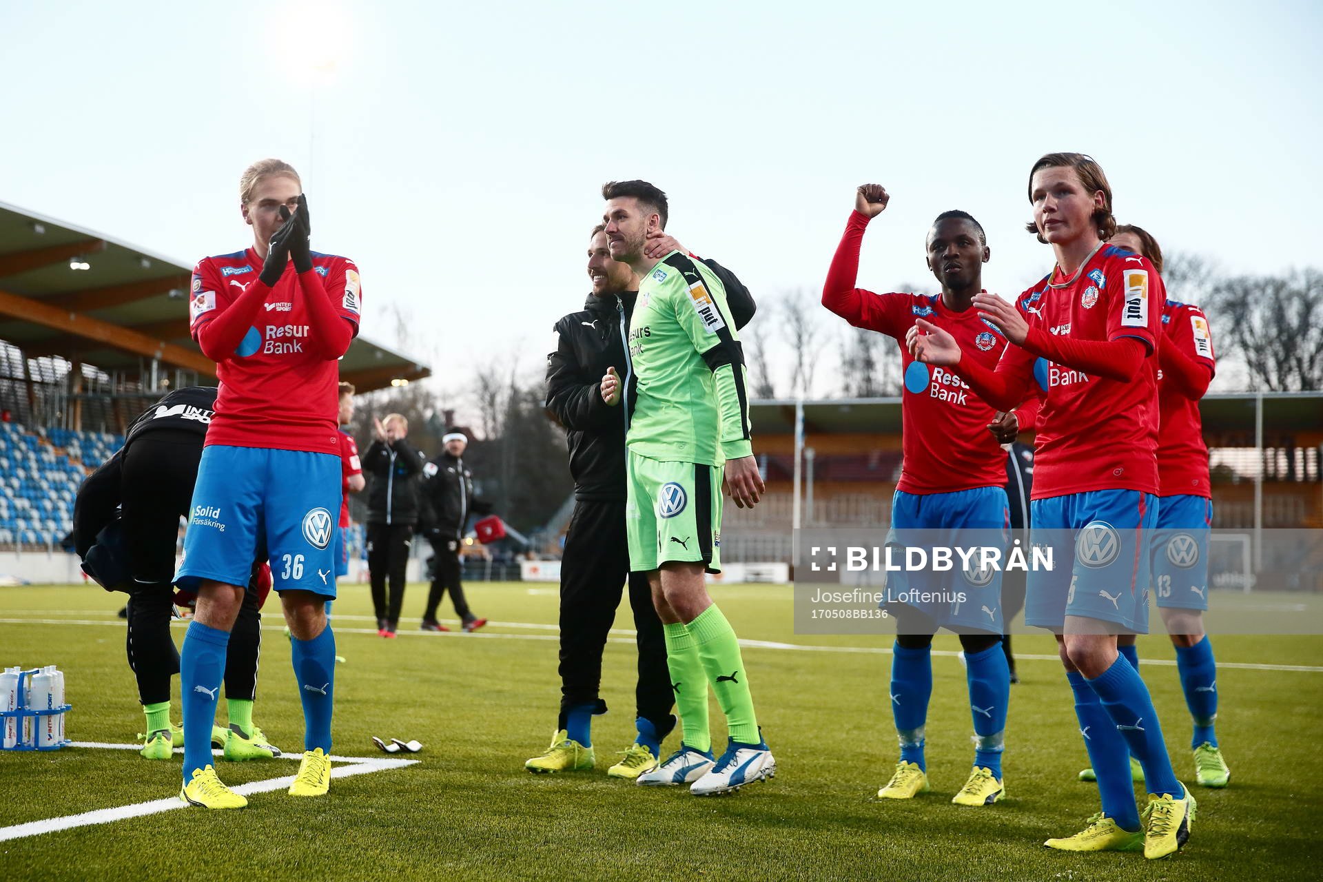 Helsingborgs Martin Christensen kramar om Matthew Robert