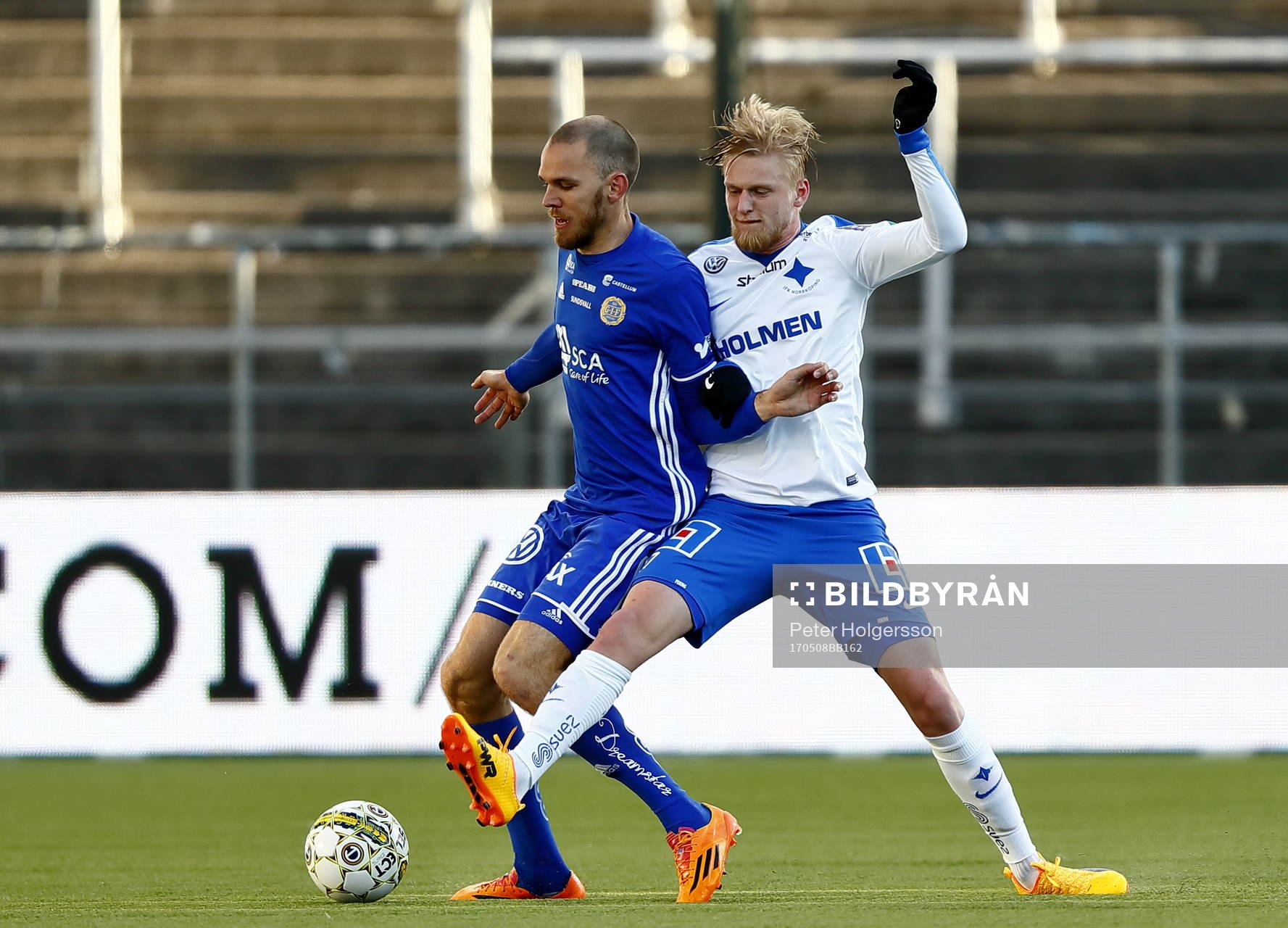 Sundsvalls Marcus Danielson och Norrköpings Kalle Holmberg
