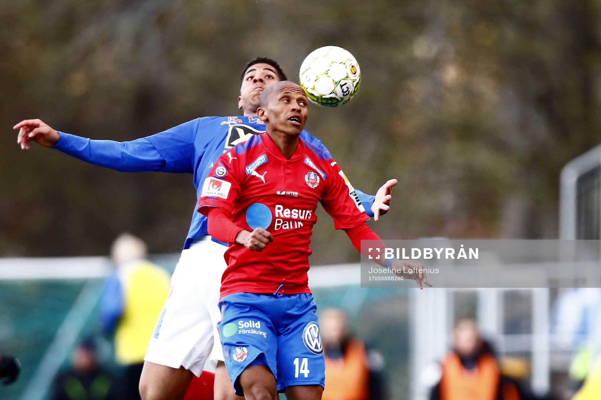 Helsingborgs Bradley Ralani i nickduell med