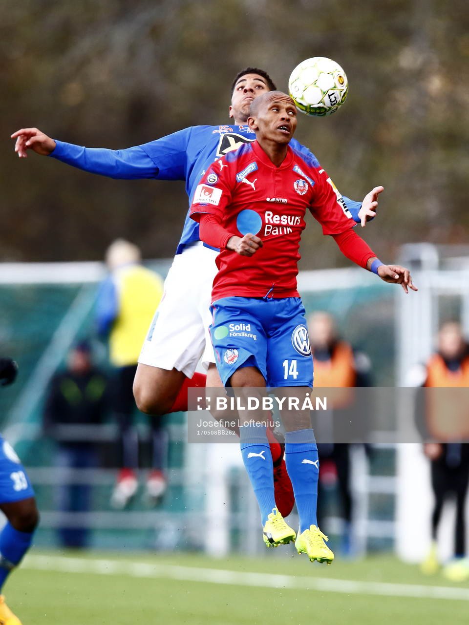 Helsingborgs Bradley Ralani i nickduell med