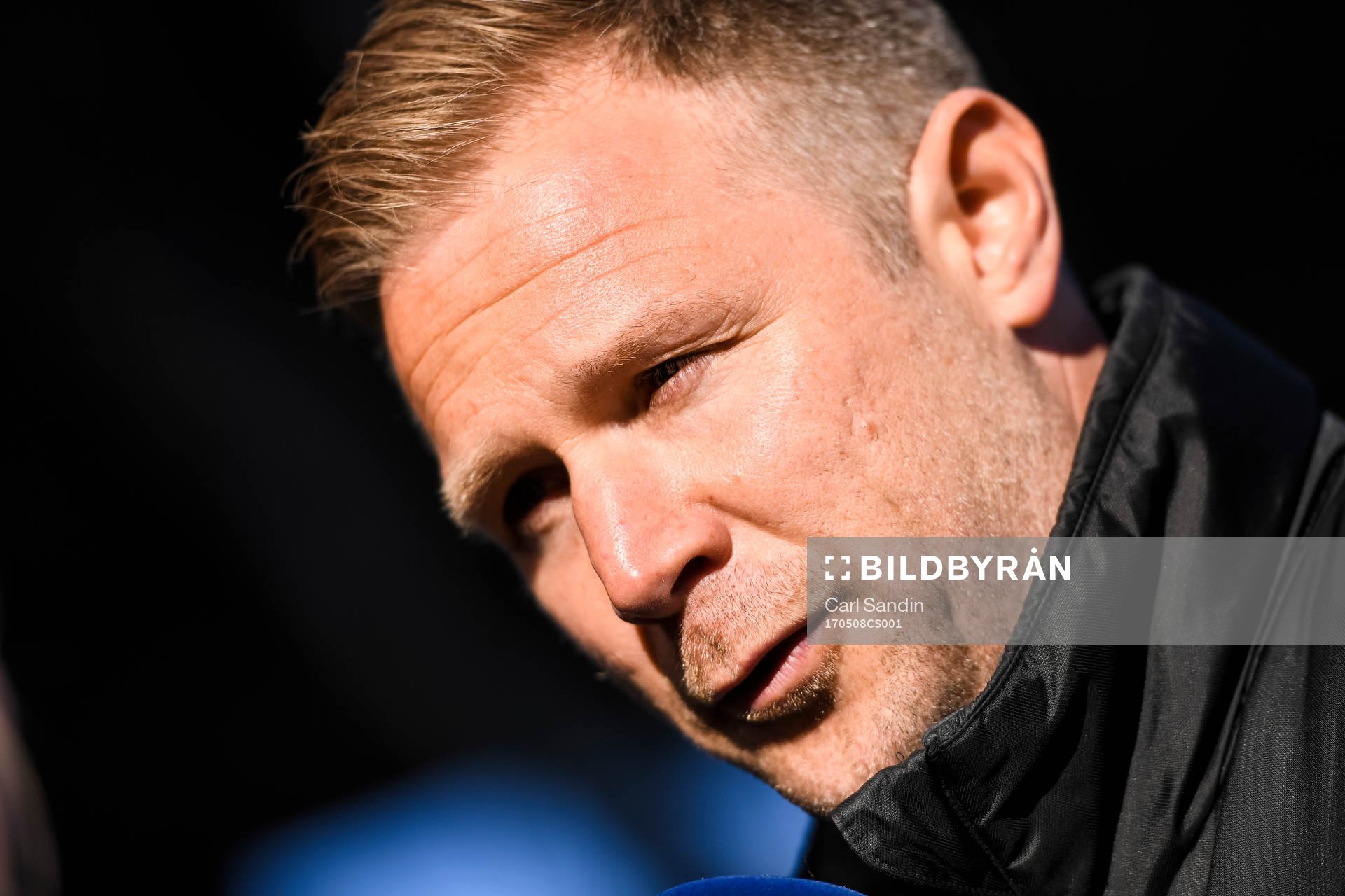 Malmö FFs tränare Magnus Pehrsson före fotbollsmatchen i Allsvenskan mellan Elfsborg och Malmö FF den 8 maj 2017 i Borås.