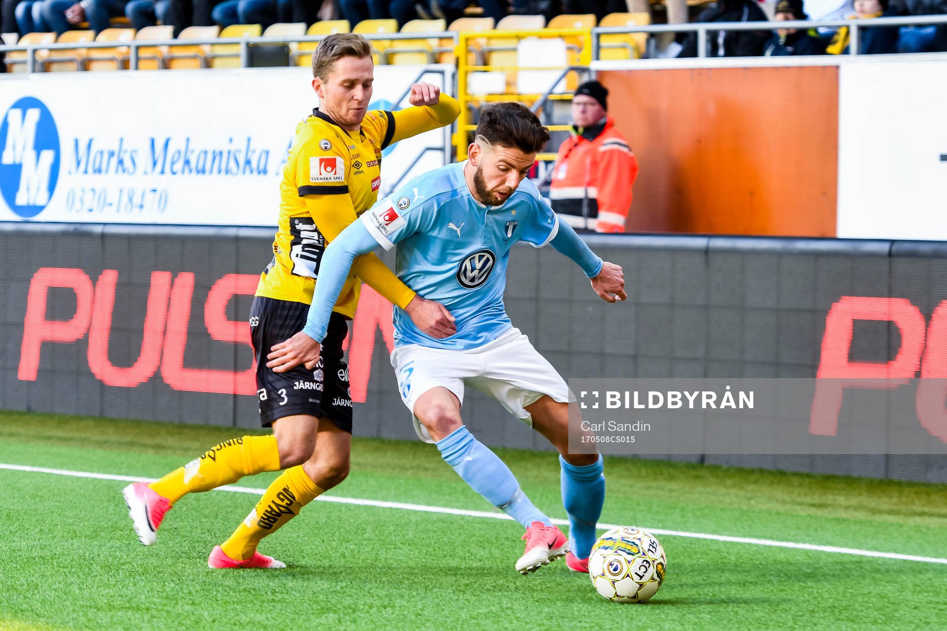 Elfsborgs Adam Lundqvist och Malmö FFs Erdal Rakip