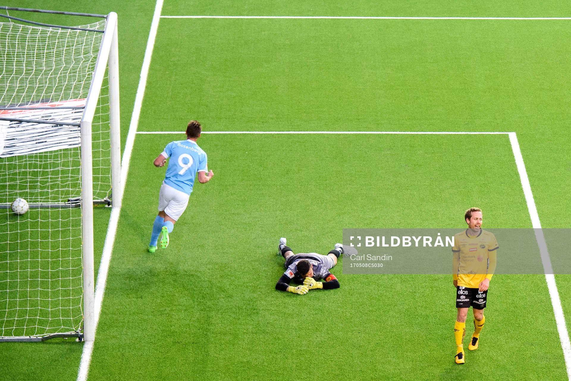 Malmö FFs Markus Rosenberg jublar