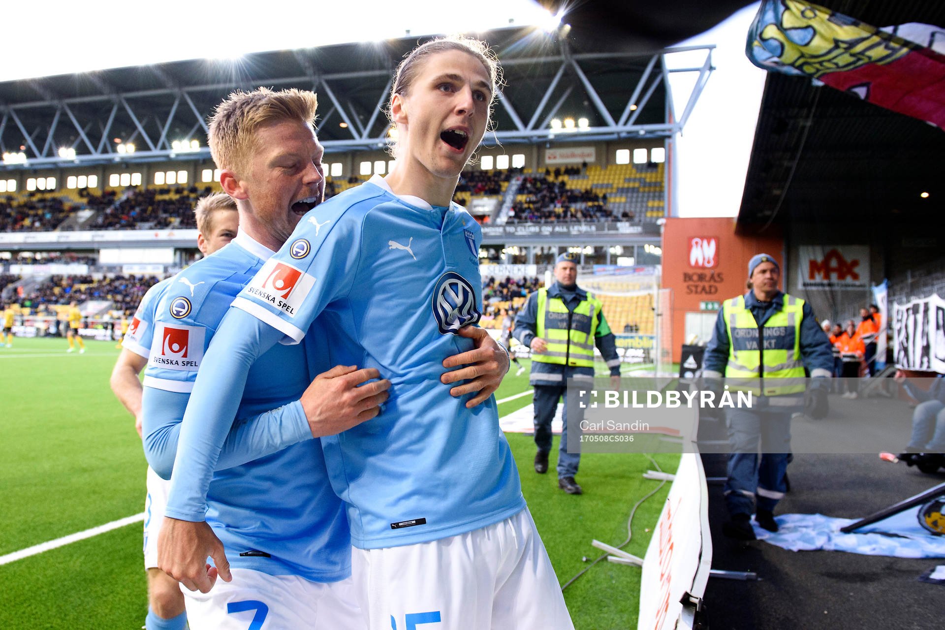 Malmö FFs Pawel Cibicki jublar