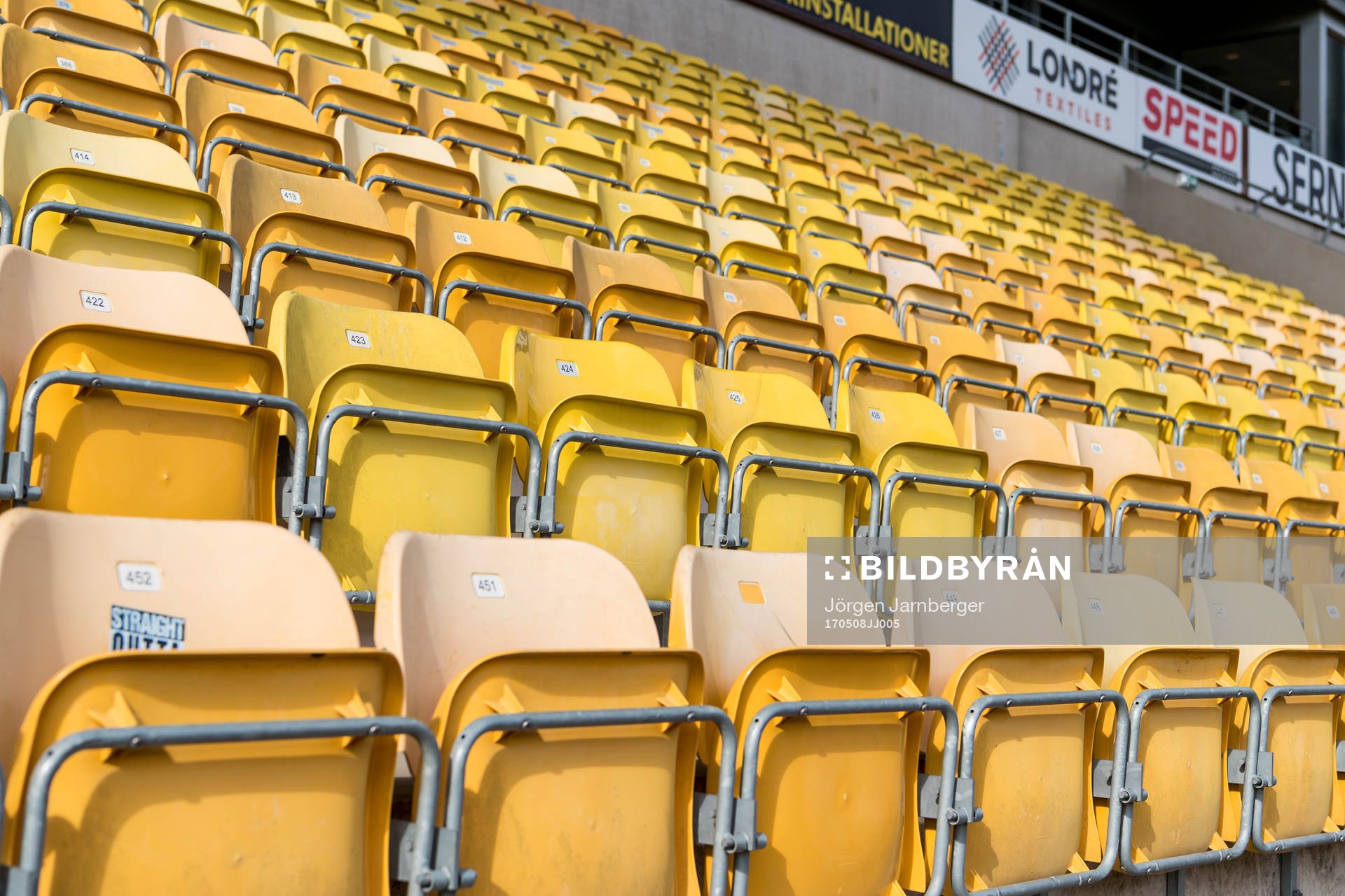 Läktarstolar på Borås arena