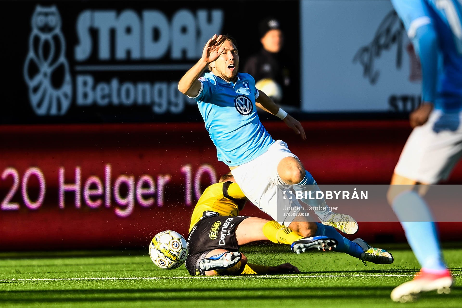 Elfsborgs Per Frick och Malmö FFs Anton Tinnerholm