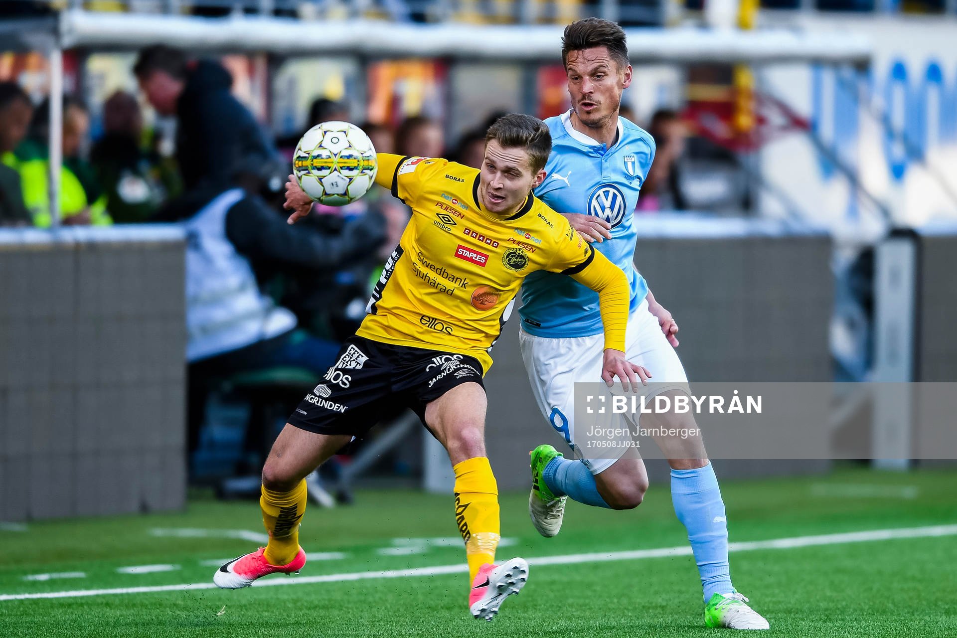 Elfsborgs Adam Lundqvist och Malmö FFs Markus Rosenberg