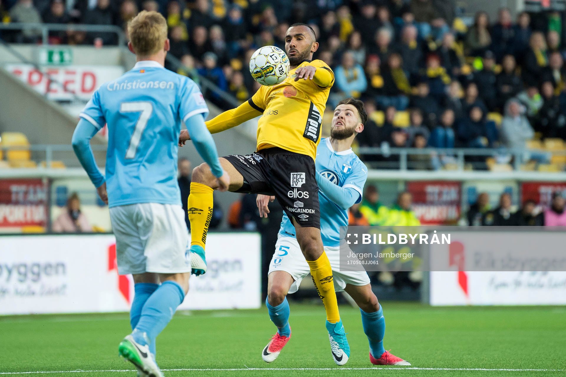 Elfsborgs Issam Jebali och Malmö FFs Erdal Rakip