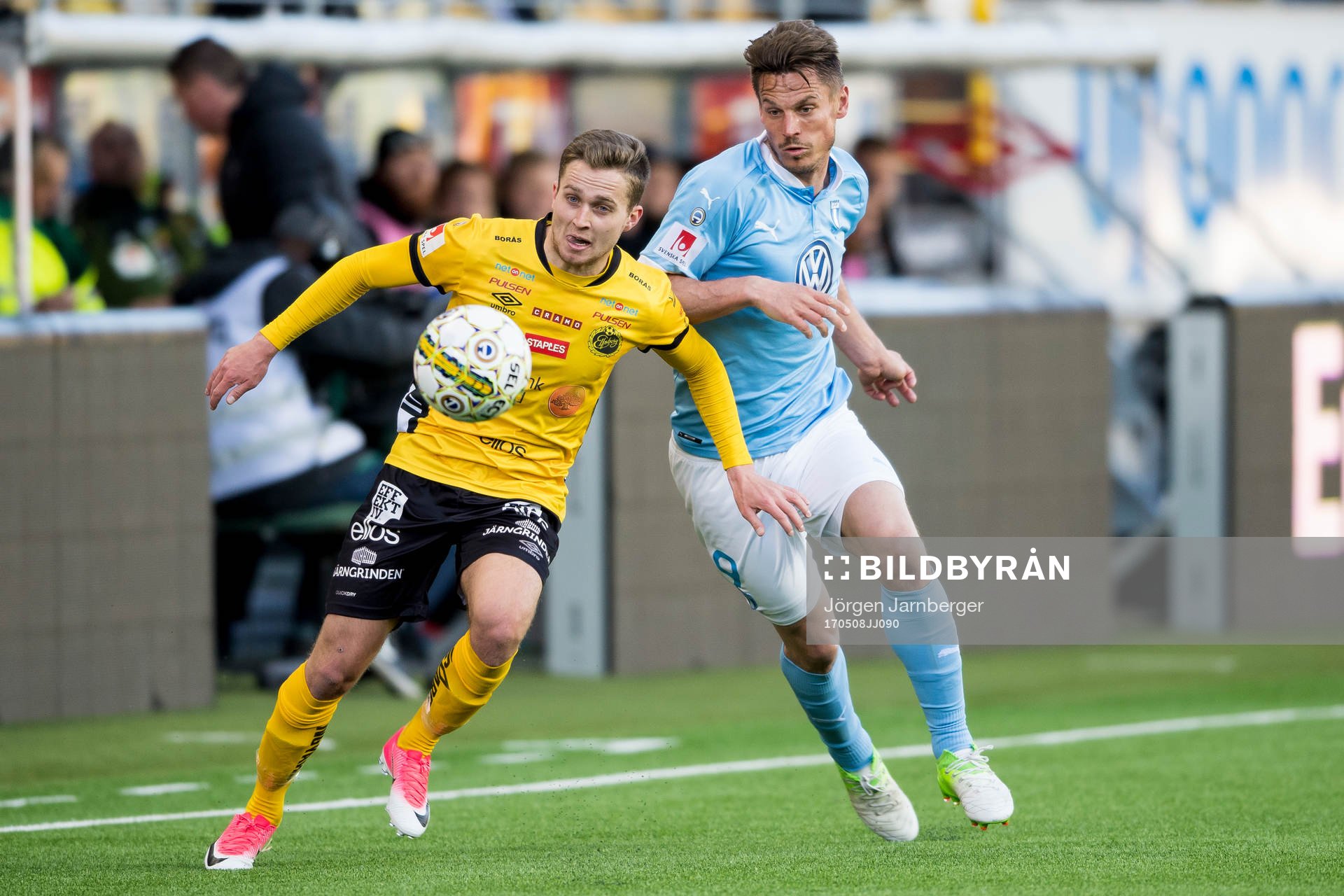 Elfsborgs Adam Lundqvist och Malmö FFs Markus Rosenberg