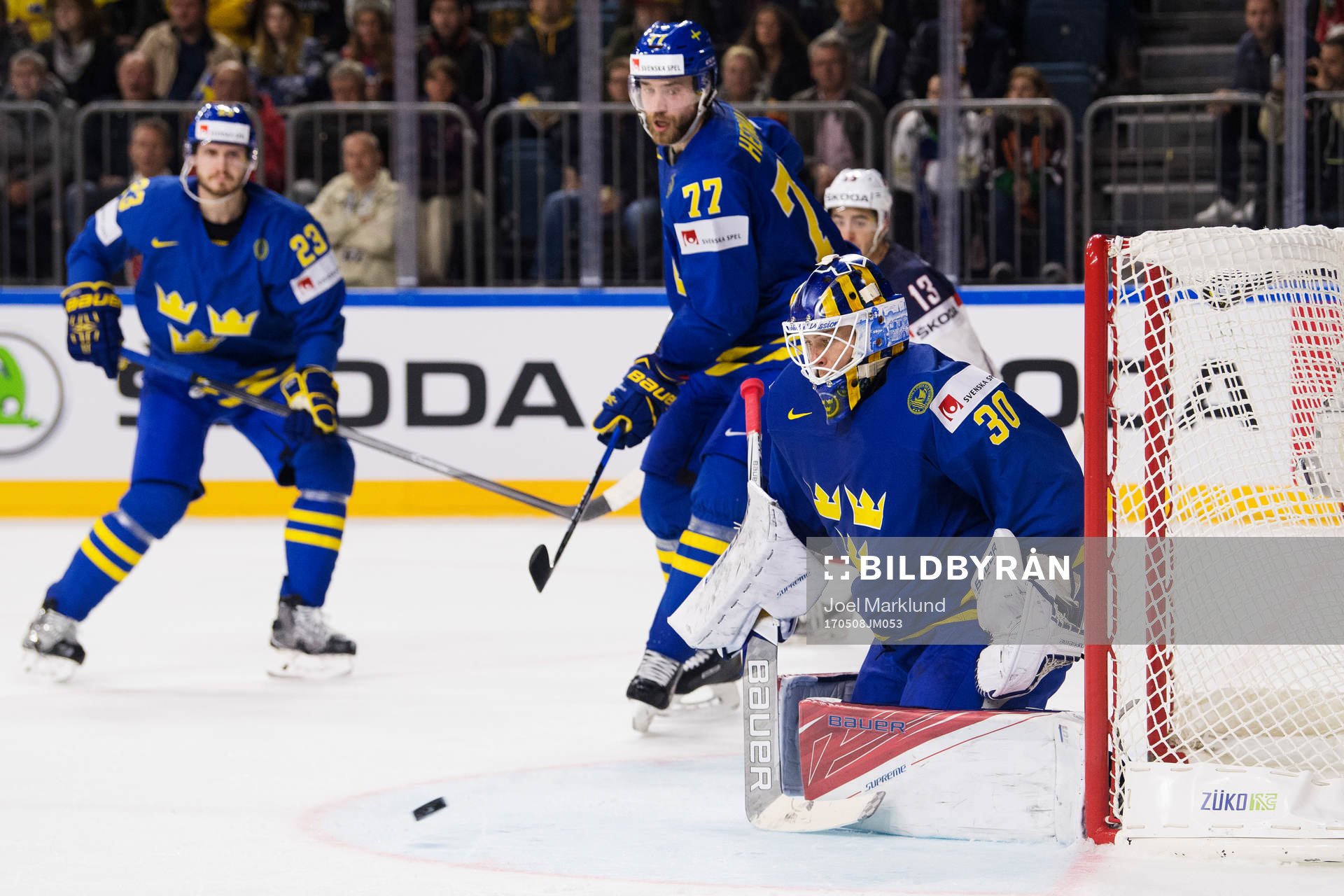 Sveriges Oliver Ekman Larsson, Victor Hedman och målvakt