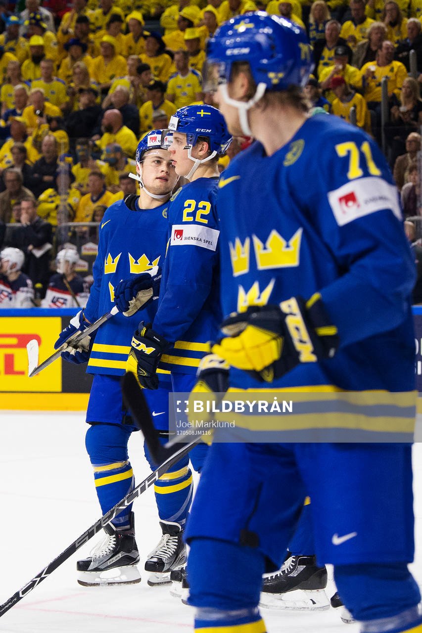 Sveriges William Nylander, Joel Eriksson Ek och William