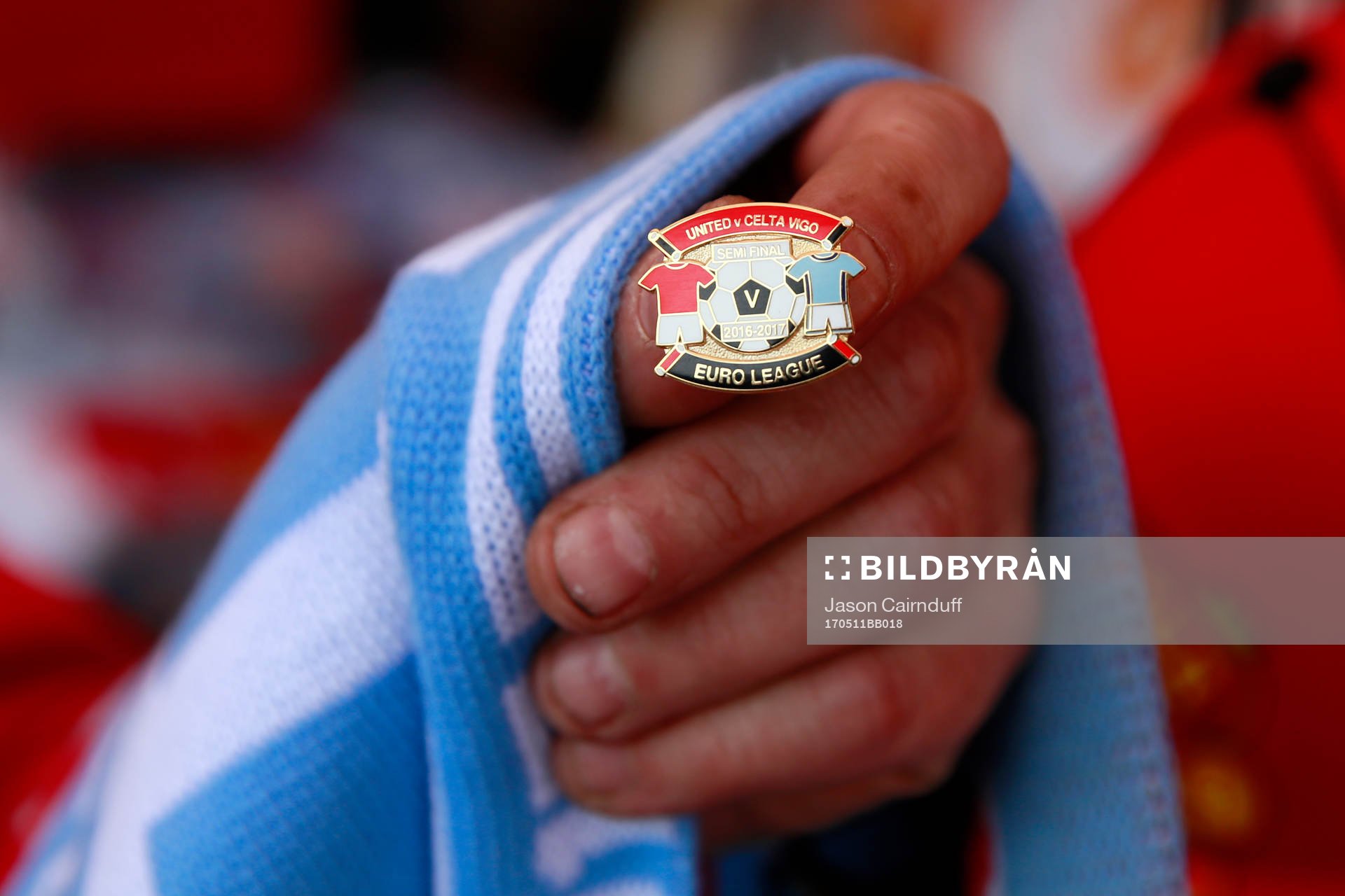 Fotboll, Europa League, semifinal, Manchester United -