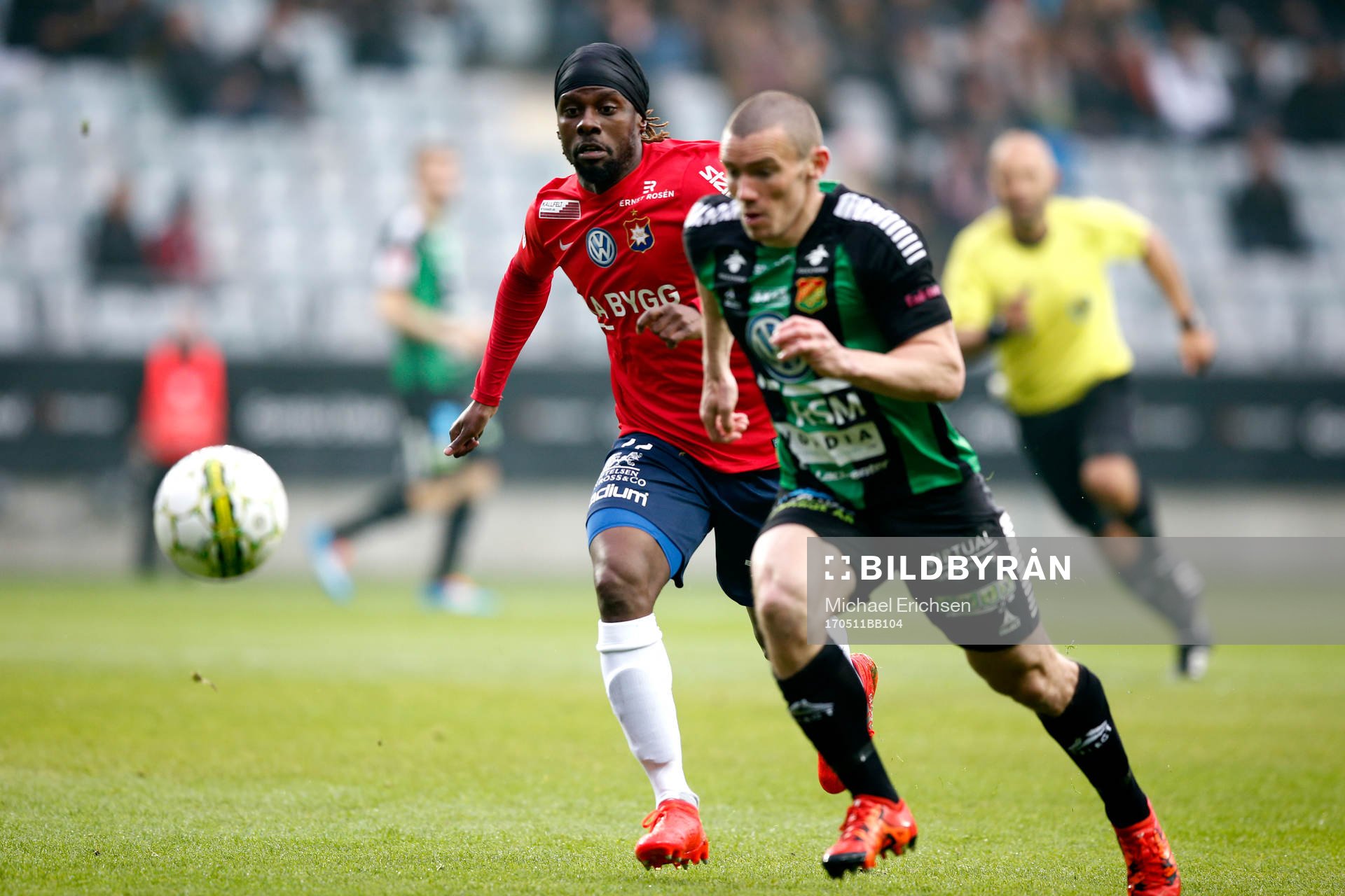 Örgrytes Martin Kayongo-Mutumba och GAIS James Sinclair