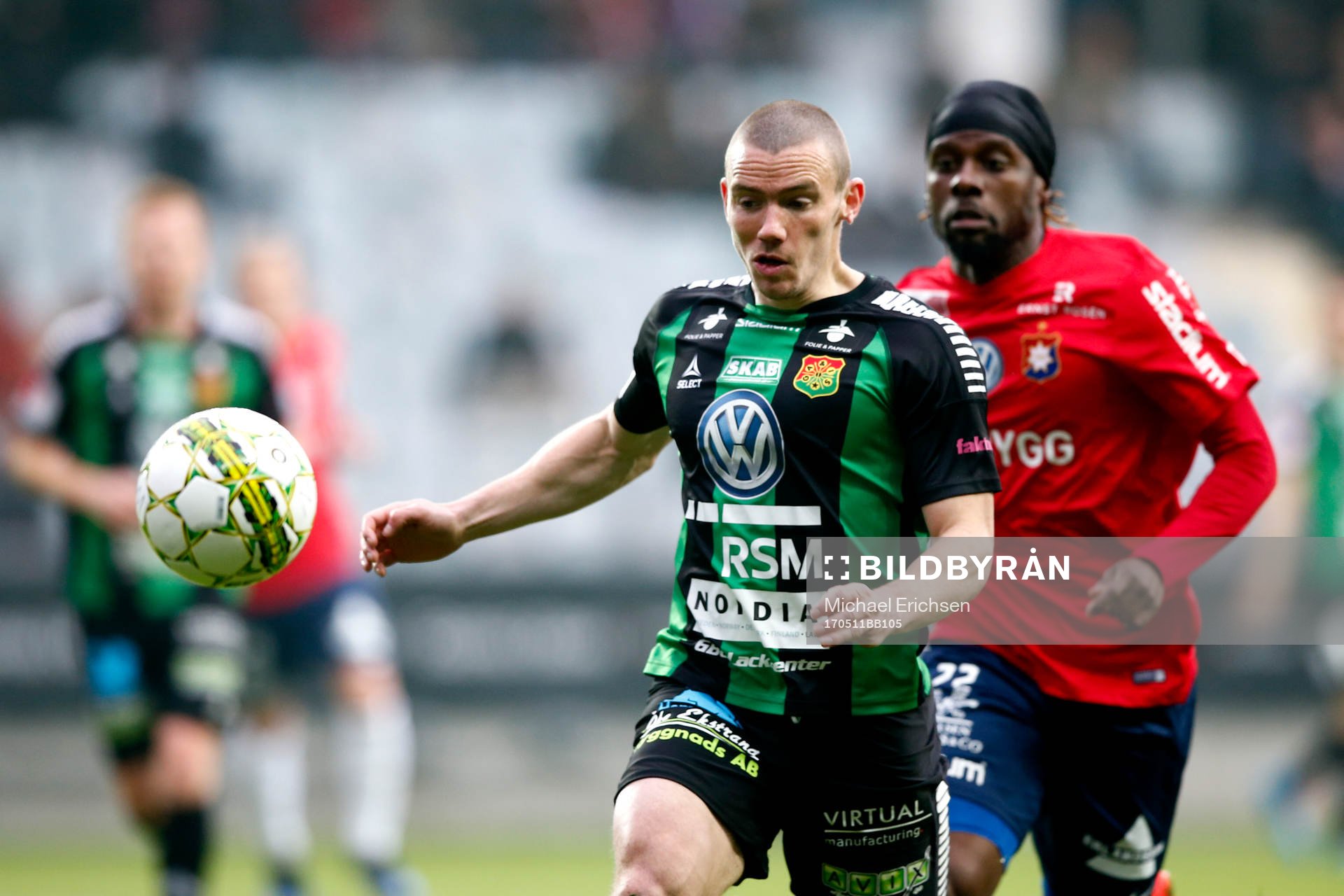 Örgrytes Martin Kayongo-Mutumba och GAIS James Sinclair
