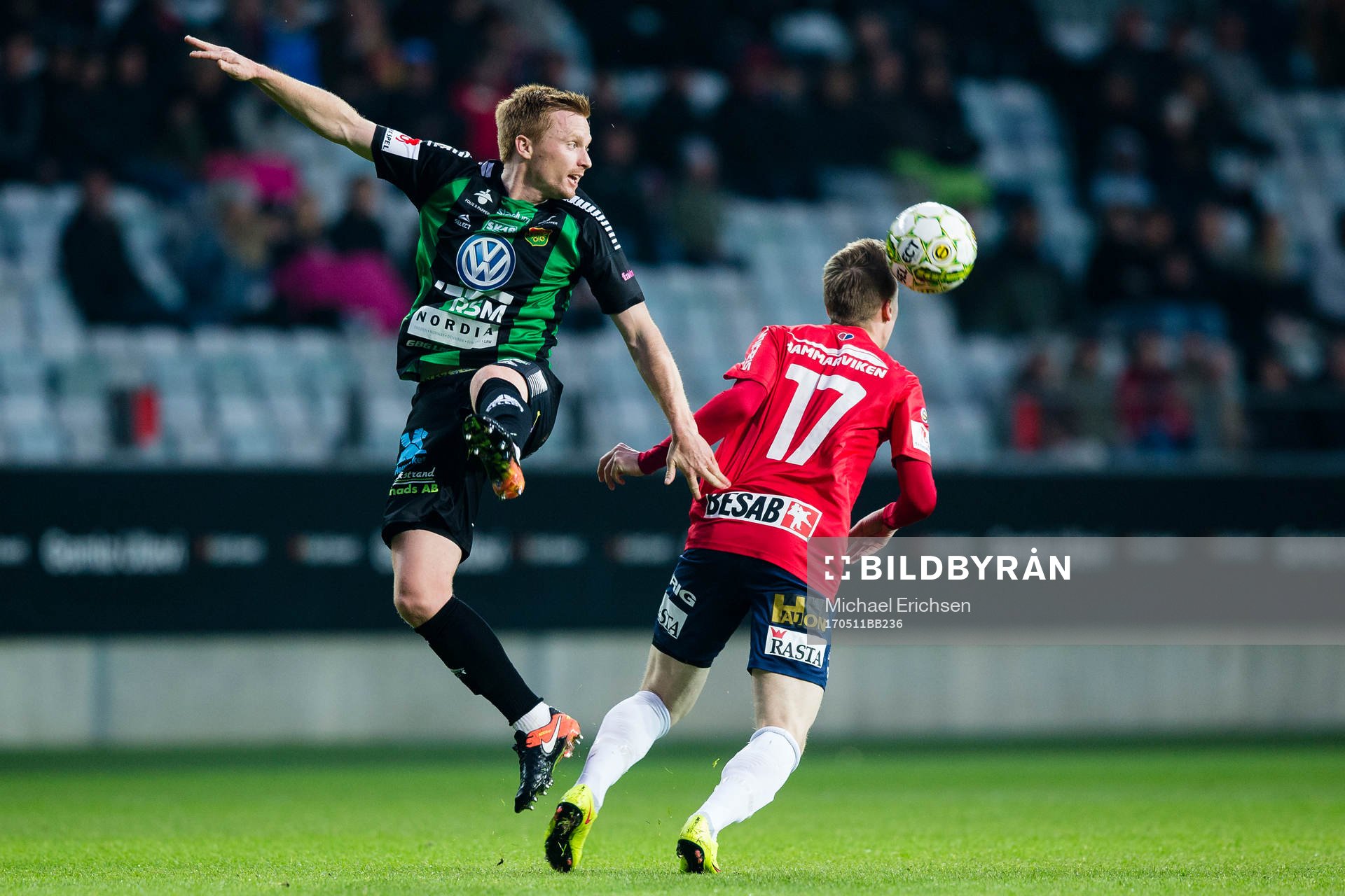 GAIS Dan Keat mot Örgrytes Emil Skogh