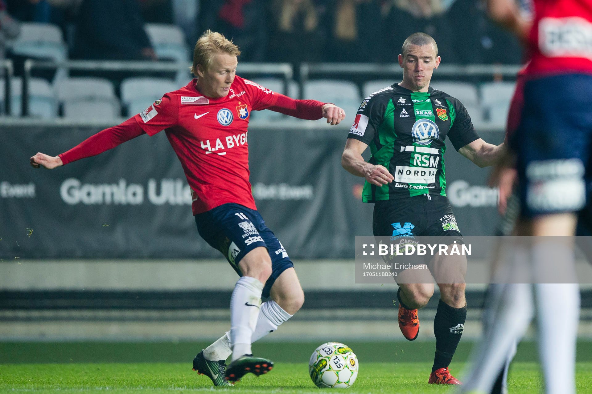 Örgrytes Jacob Ericsson mot GAIS James Sinclair